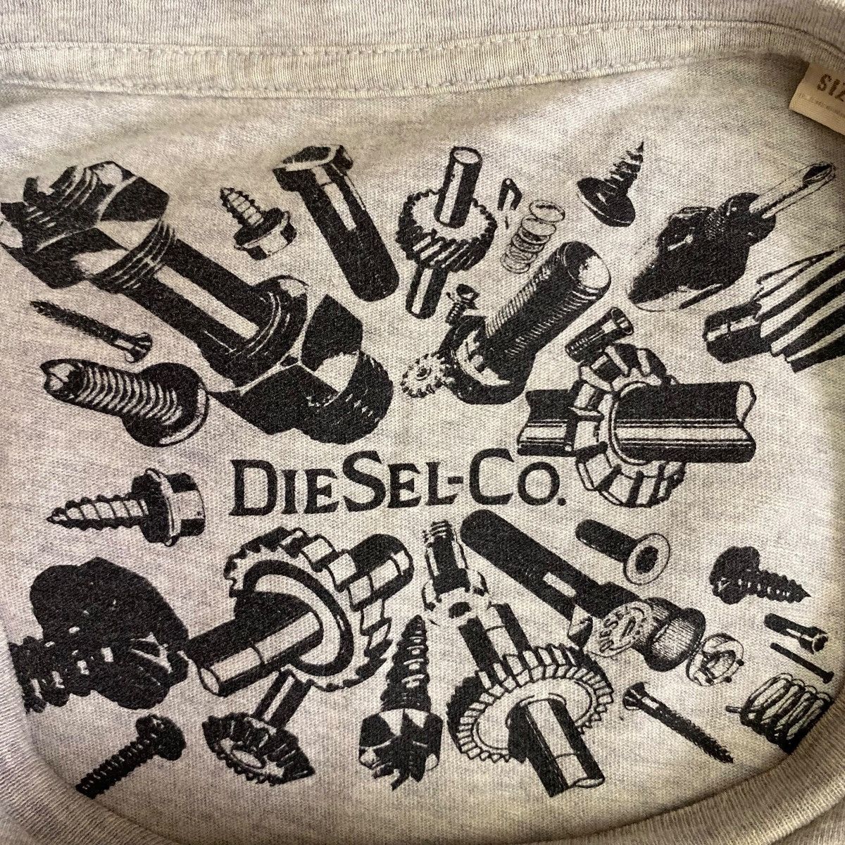 Diesel DIESEL Industry Components Graphic Tee Shirt Extra Large Size US XL / EU 56 / 4 - 7 Thumbnail