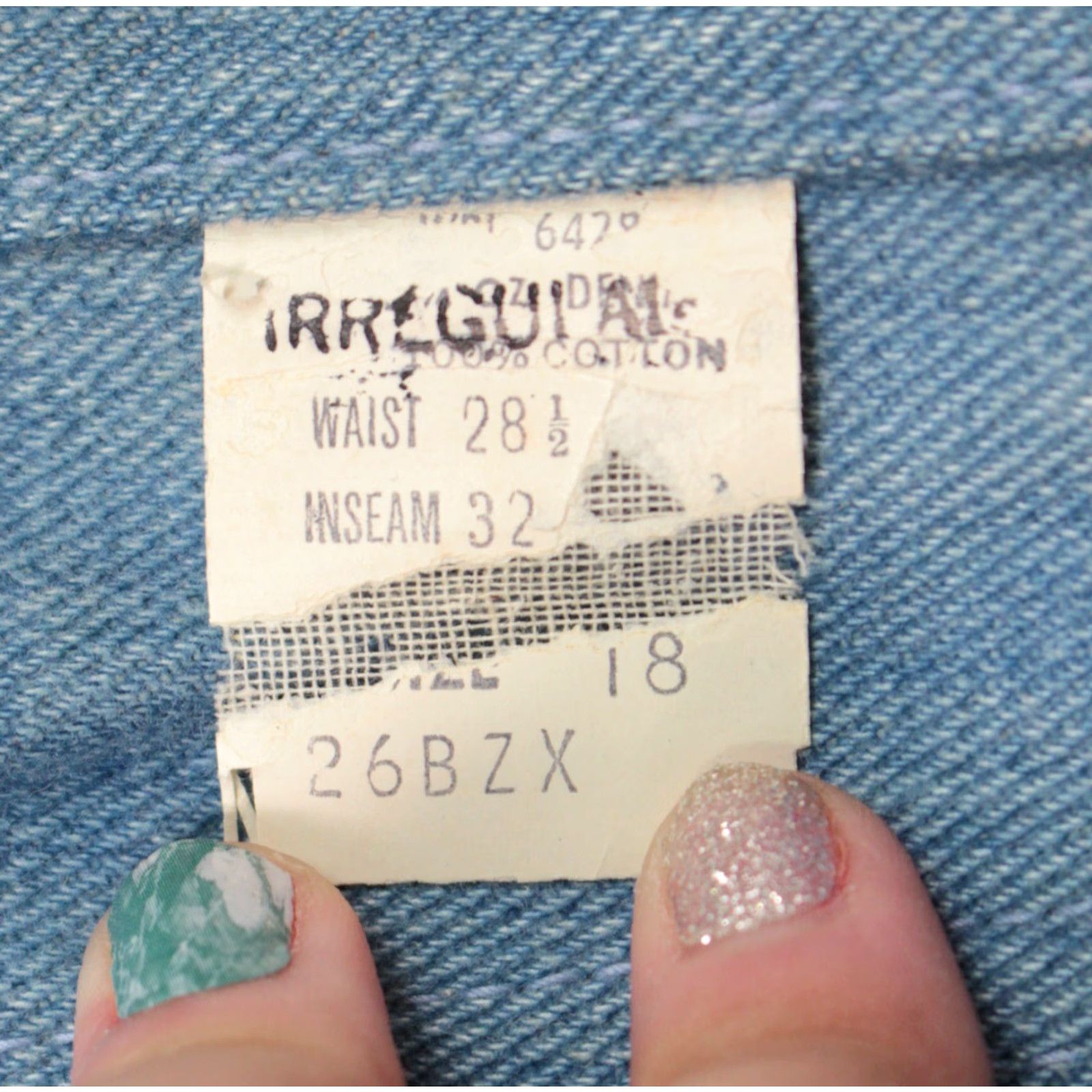 Wrangler **Vintage 1960s Wrangler NOS Jeans Sz 28.5x32** User: **Vintage 1960s Wrangler NOS Jeans Size 28.5x32** Size US 29 - 5 Thumbnail