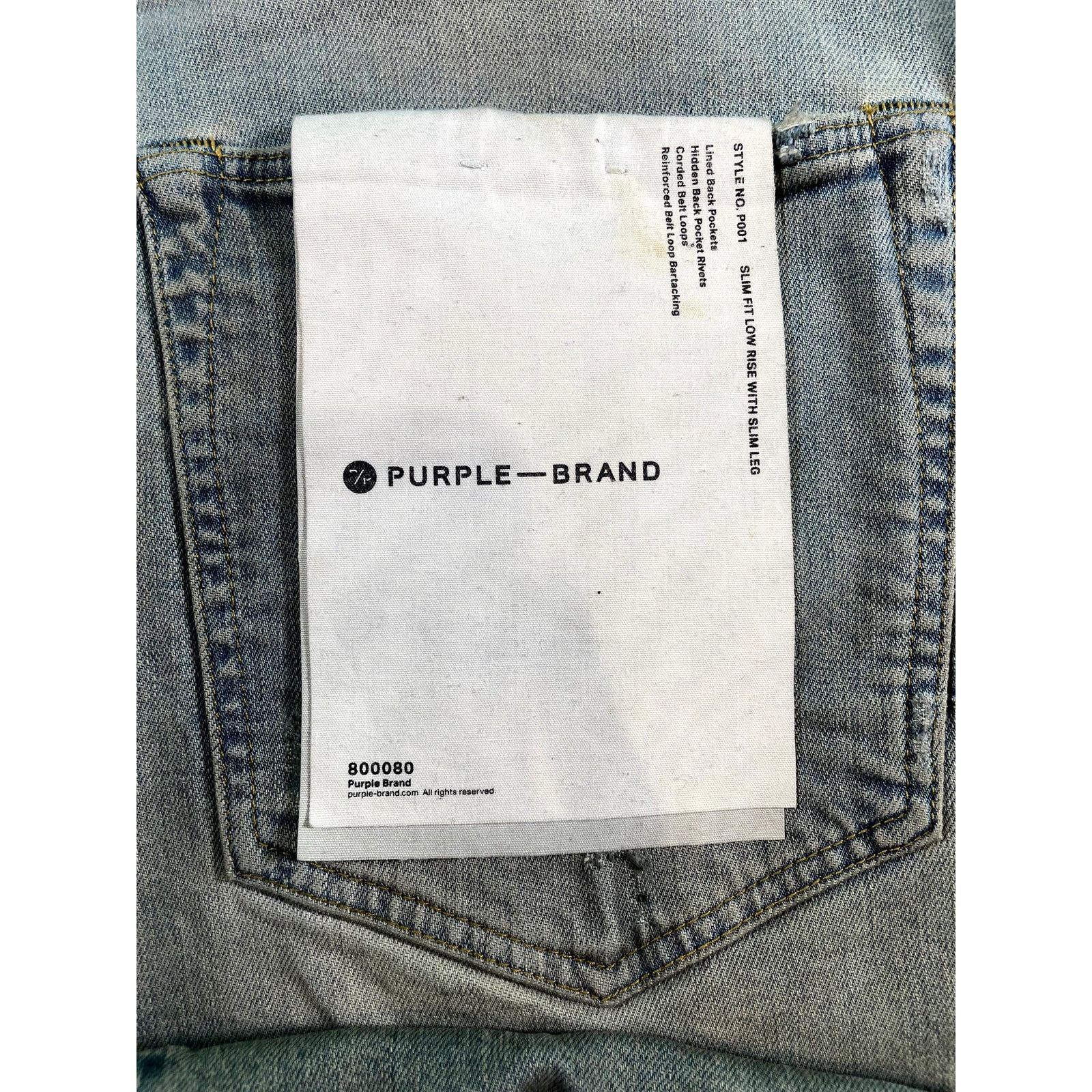 Purple Brand Purple Brand Light Wash Jeans Size US 40 / EU 56 - 5 Thumbnail