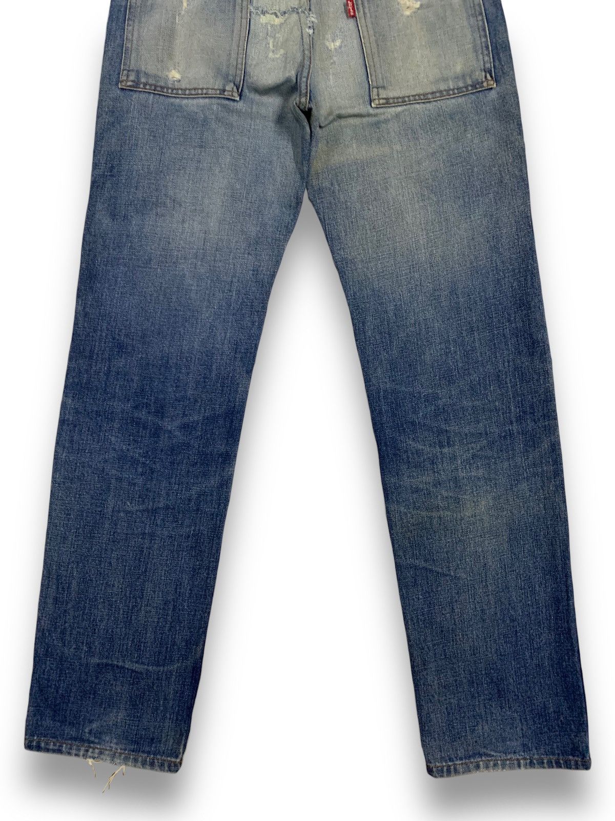 Levi's Vintage 90s Levis Red Tab Distressed Bush Denim Pants Size US 29 - 12 Thumbnail