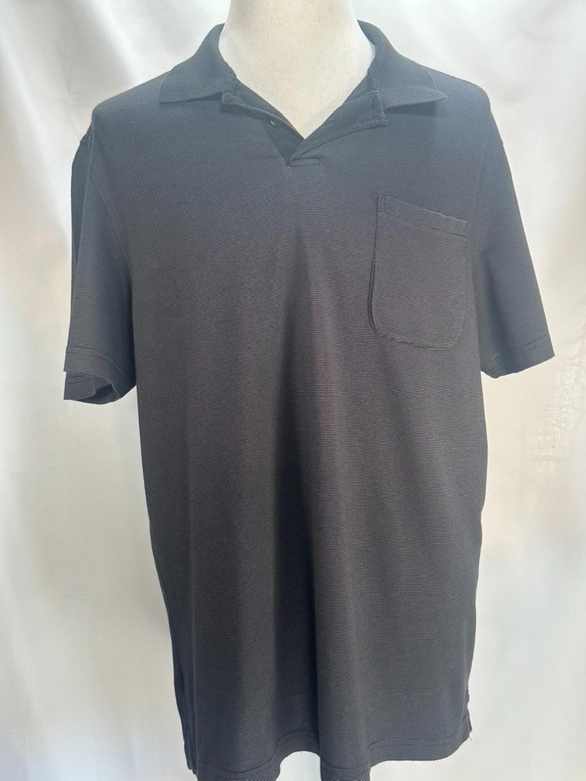 Van Heusen Van Heusen Flex Classic 1/4 Button Polo Shirt Black Men's XL Size US XL / EU 56 / 4 - 1 Thumbnail