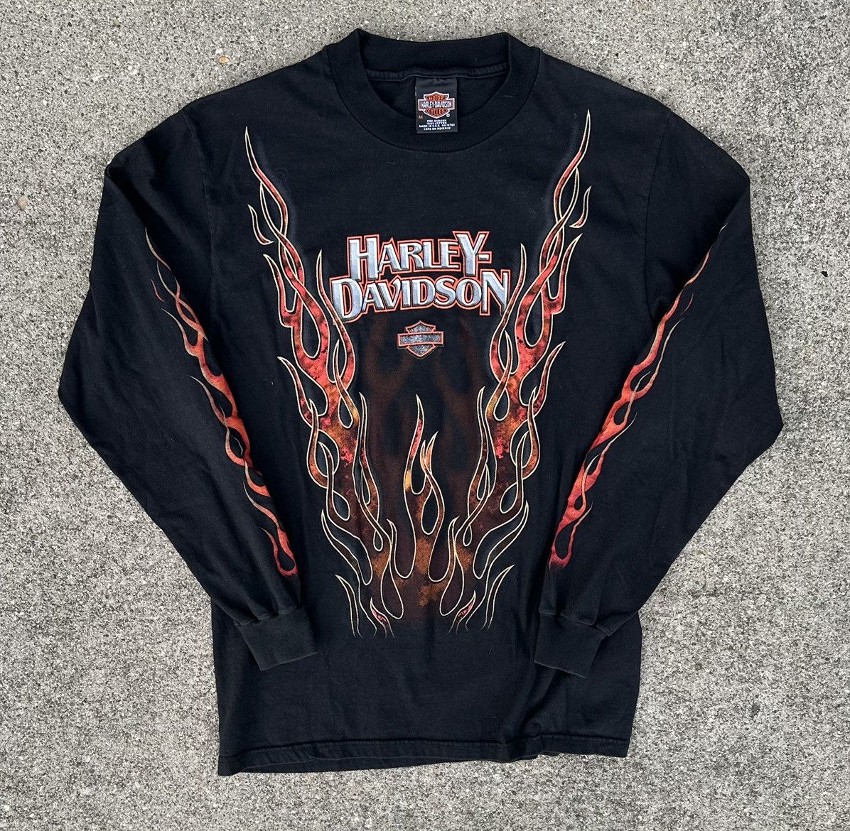 Harley Davidson Vintage 1998 Harley Davidson Flame Long