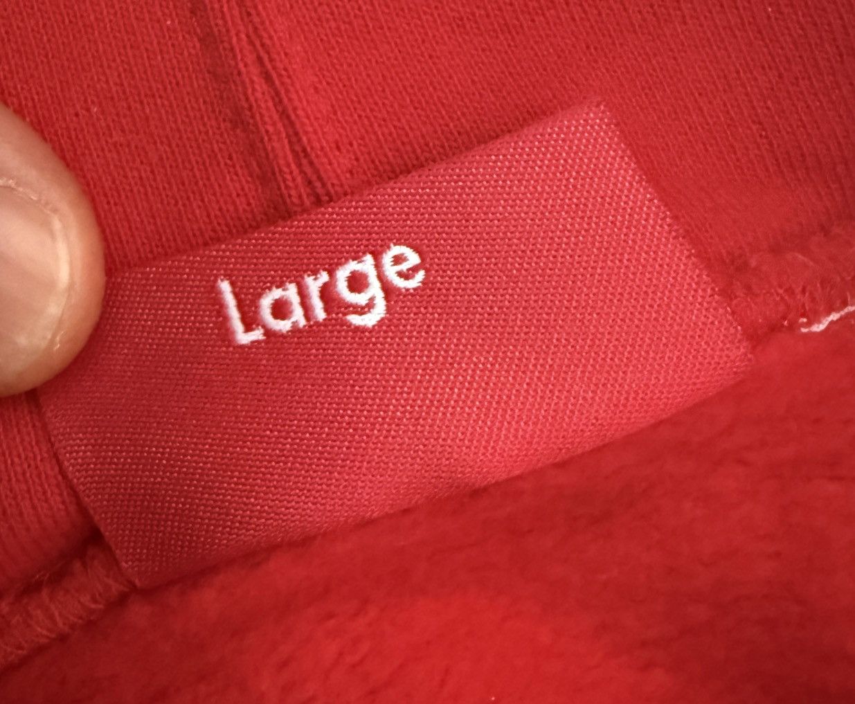 Supreme SUPREME FW19 - TEXT RIB HOODIE, SIZE LARGE Size US L / EU 52-54 / 3 - 5 Thumbnail
