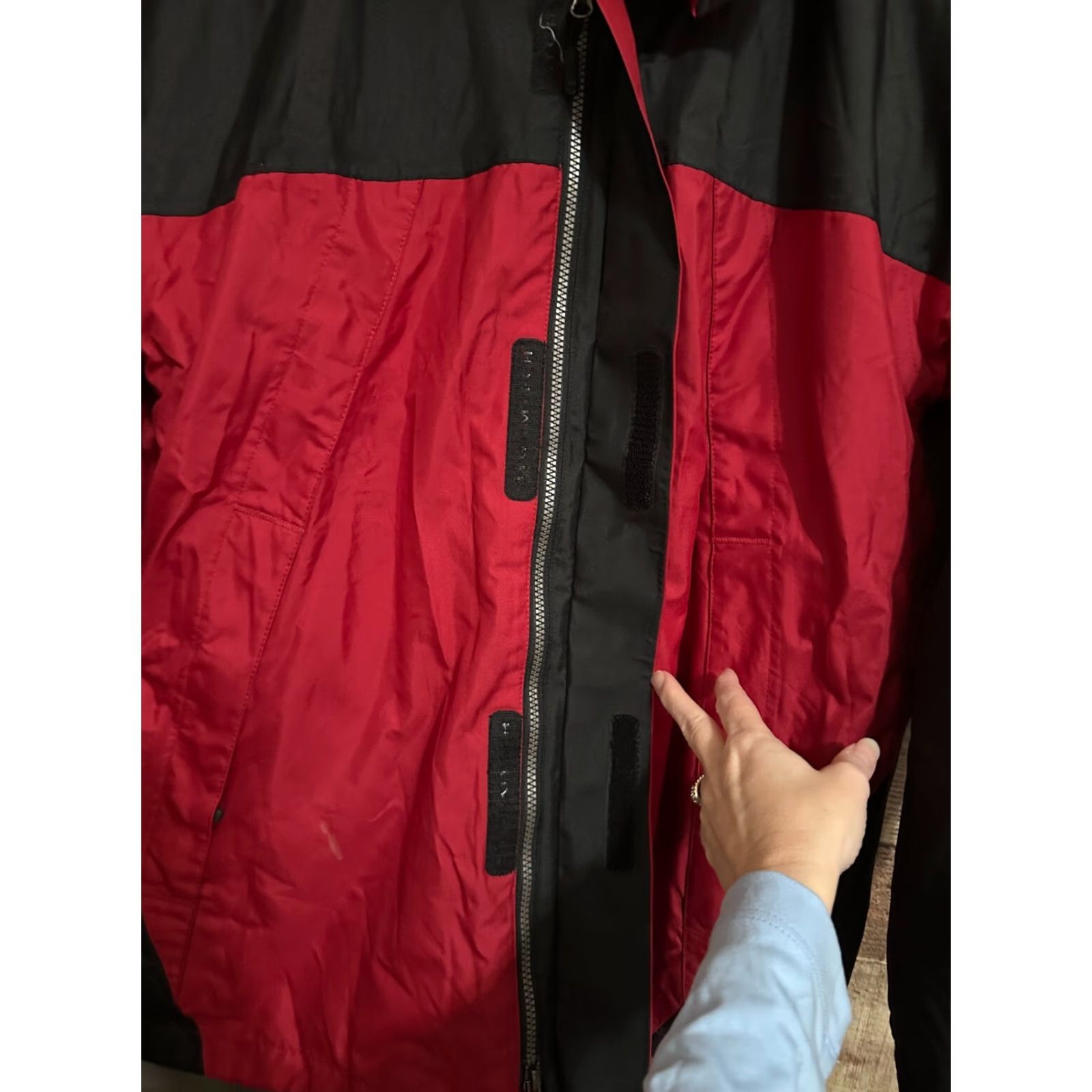 Stormtech Stormtech H2XTREME 3-in-1 Jacket Mens XL Black Red Stormtech 3-in-1 Jacket, Zip Front, Polyester, Winter Weather, Machine Washable Size US XL / EU 56 / 4 - 2 Thumbnail