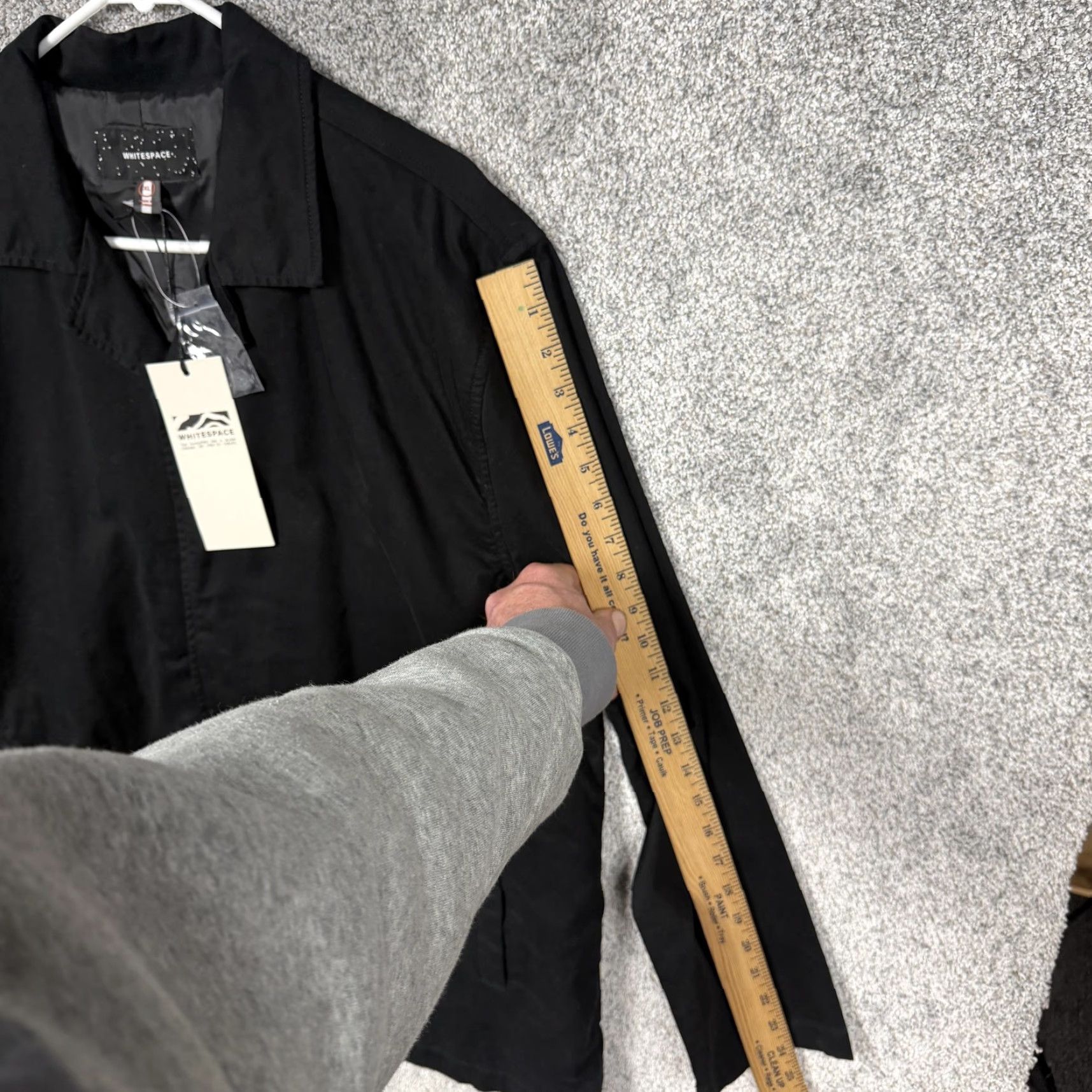 Vintage Whitespace Camp Shirt Jacket Mens XL Black Windbreaker Canvas Jacket Size US XL / EU 56 / 4 - 3 Thumbnail