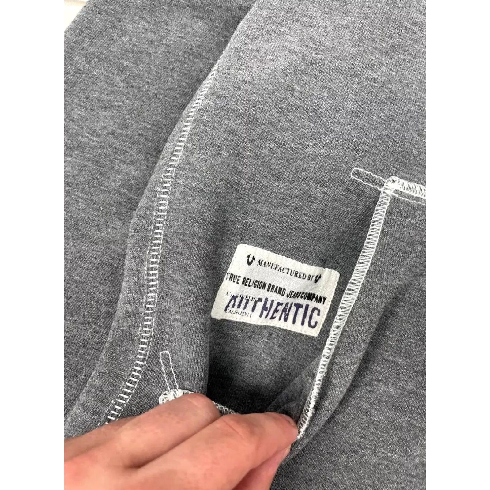 True Religion True Religion Hoodie Full Zip California USA Flag Men Sz M gray Size US M / EU 48-50 / 2 - 7 Thumbnail