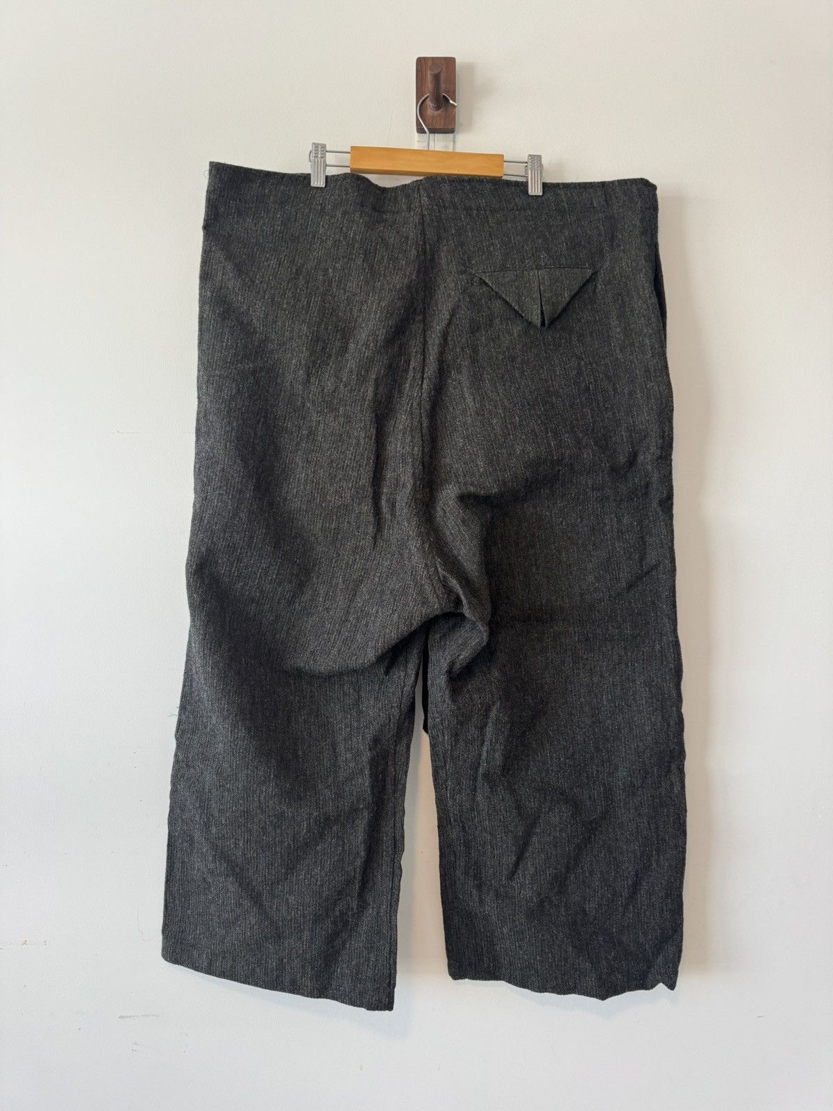 Paul Harnden Shoemakers AW24 Unlined Green Tweed drawstring pants Size US 36 / EU 52 - 3 Thumbnail