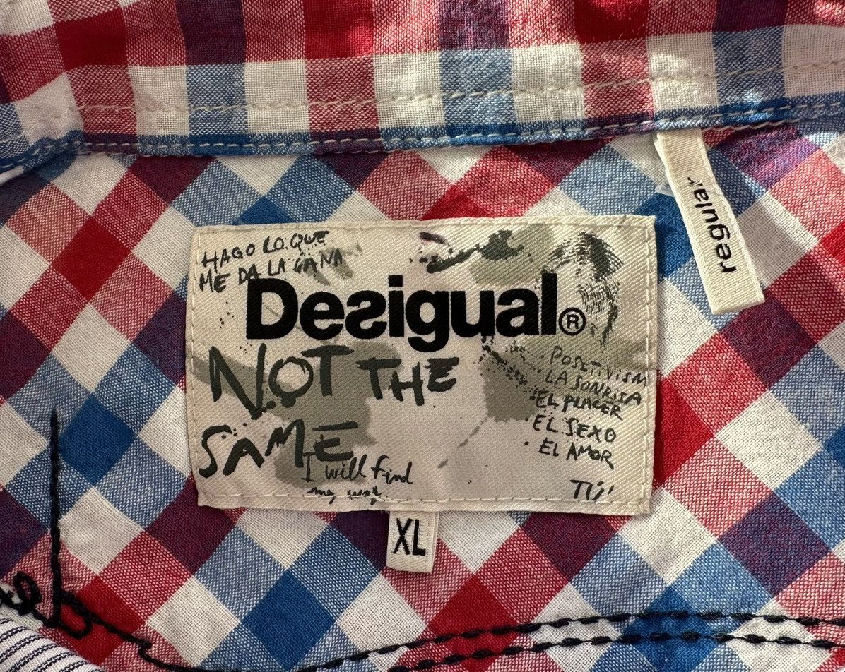 Desigual × Japanese Brand Desigual Regular Fit Men's Printed Shirt Size XL Size US XL / EU 56 / 4 - 5 Thumbnail