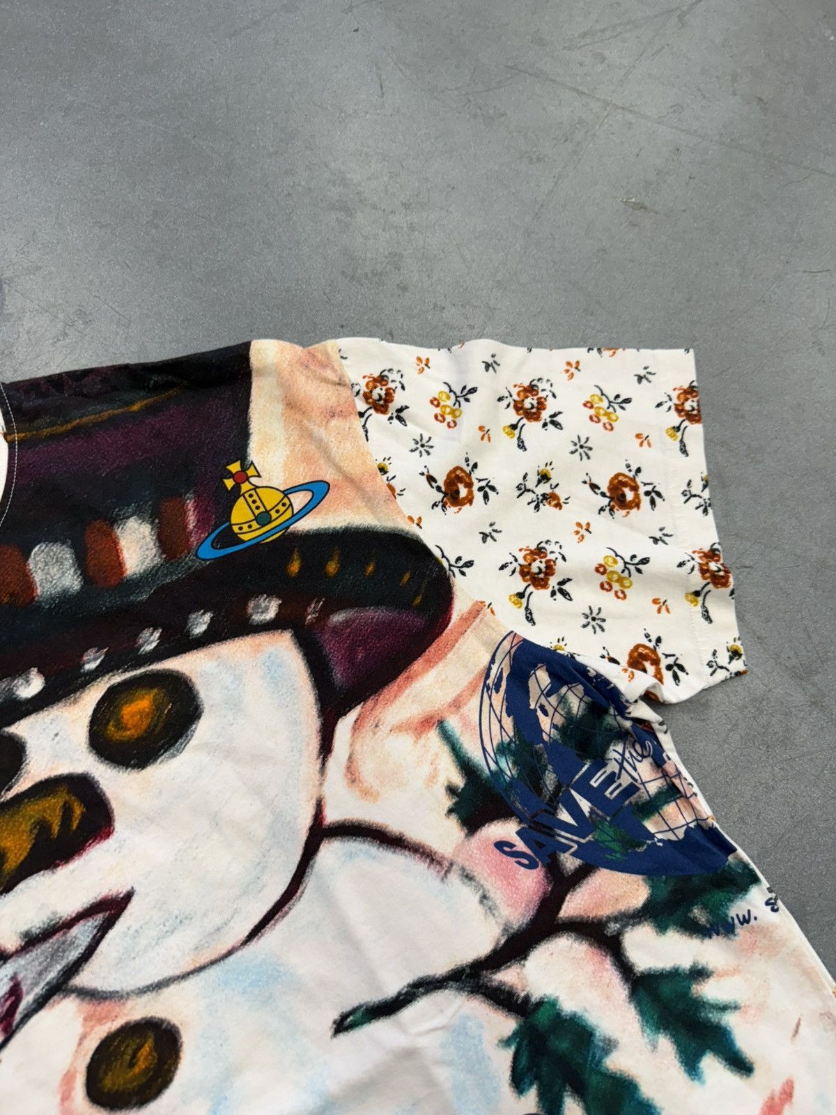 Vivienne Westwood Vivienne Westwood Oversized Snowman Multicolor Tee Size US S / EU 44-46 / 1 - 6 Thumbnail