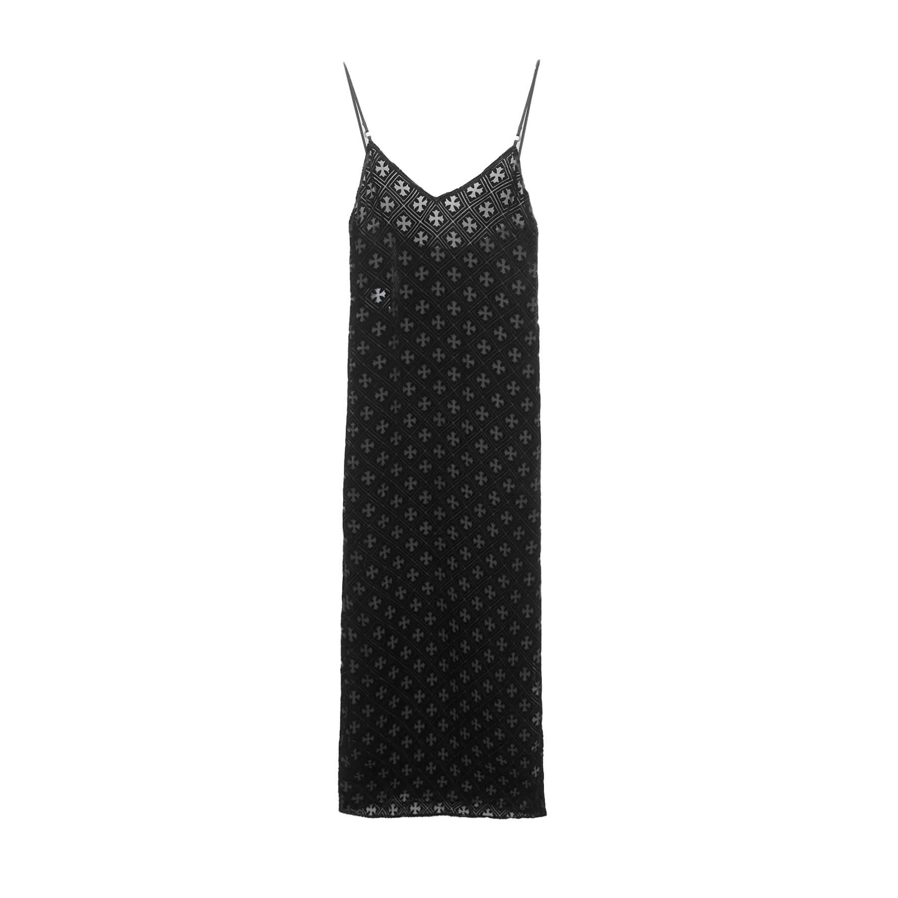 Chrome Hearts Chrome Hearts Velvet Burnout Cross Dress Size S / US 4 / IT 40 - 1 Thumbnail