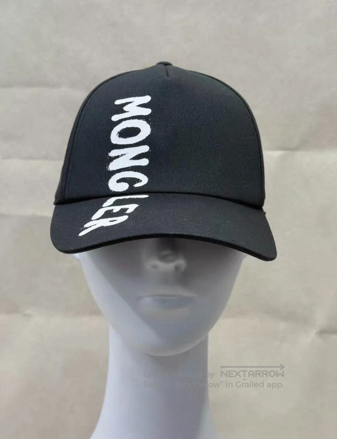 Moncler Moncler Black Baseball Cap. Size ONE SIZE - 3 Thumbnail