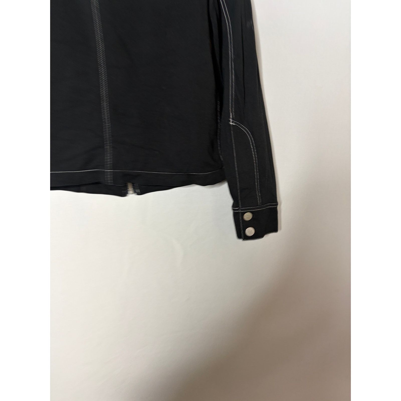 Baldwin BLDWN Baldwin full zip crop black jacket collar sz S Size S / US 4 / IT 40 - 7 Thumbnail