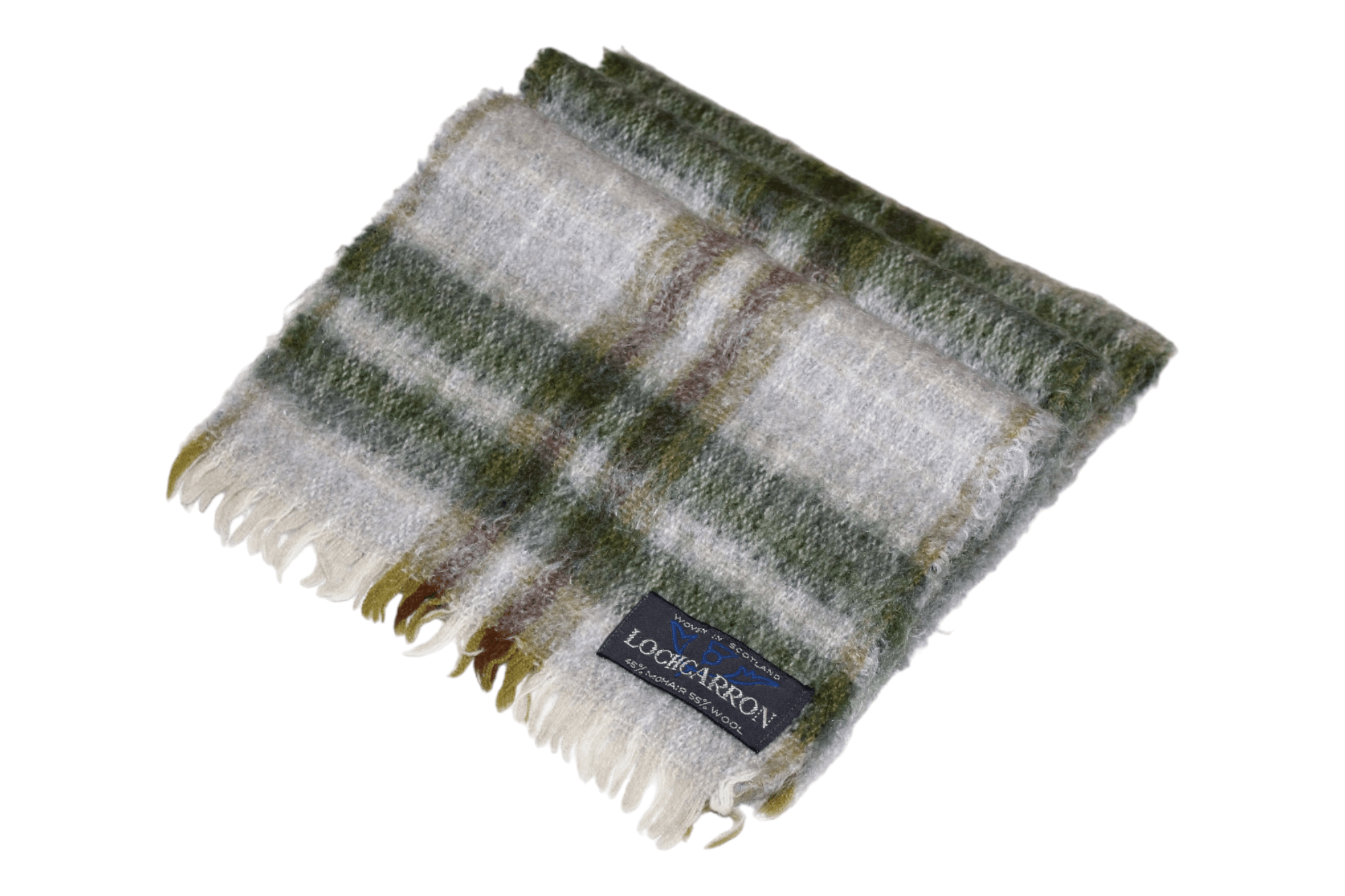 Donegal Tweed VTG 🔥 Lochcarron Mohair Wool Plaid Tartan Casual Scarf Size ONE SIZE - 6 Thumbnail