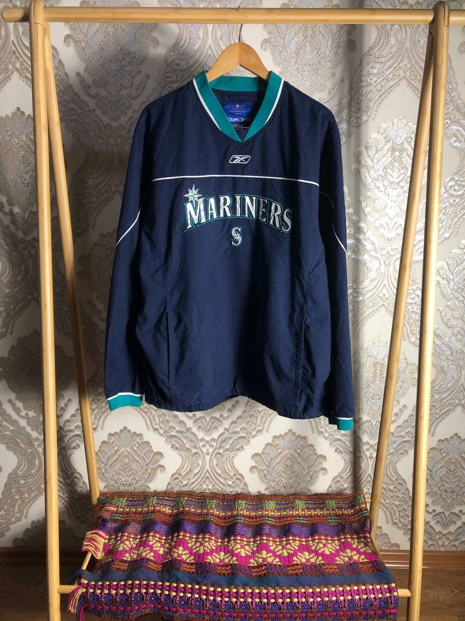 Reebok × Vintage VERY RARE REEBOK MLB MARINERS SWEATSHIRT MADE IN USA 90s Y2K Size US L / EU 52-54 / 3 - 1 Thumbnail