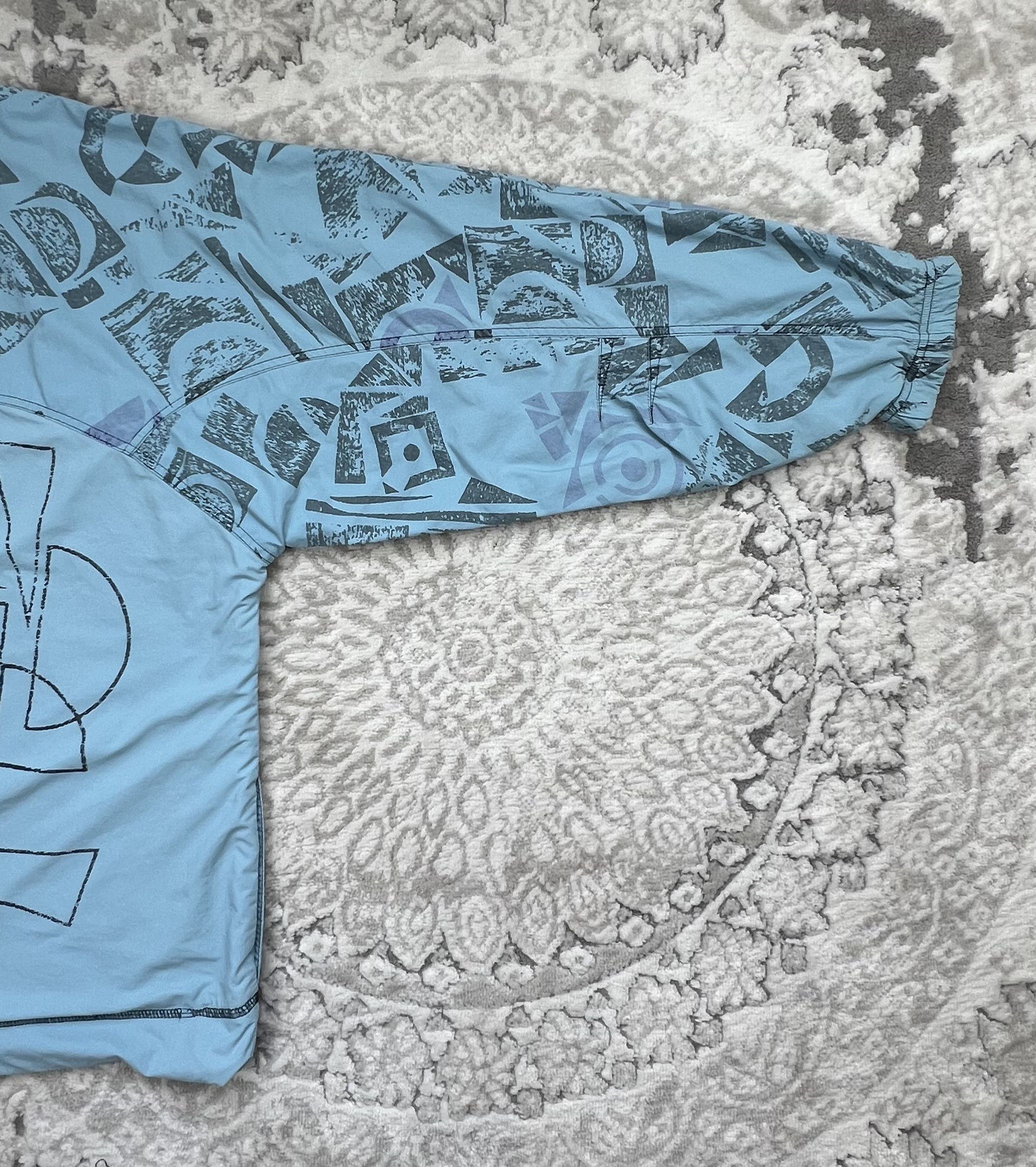 Reebok Vintage 90s Reebok Abstract Windbreaker Anorak Jacket Size US XL / EU 56 / 4 - 19 Thumbnail