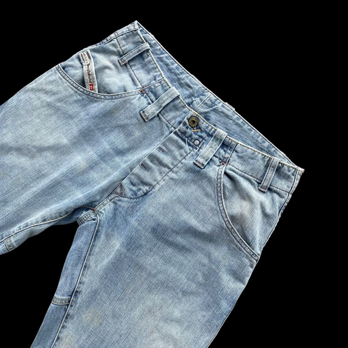 Diesel DIESEL INDUSTRY FLARE SPIRAL CUT FLY BUTTON DENIM PANTS Size US 30 / EU 46 - 8 Thumbnail