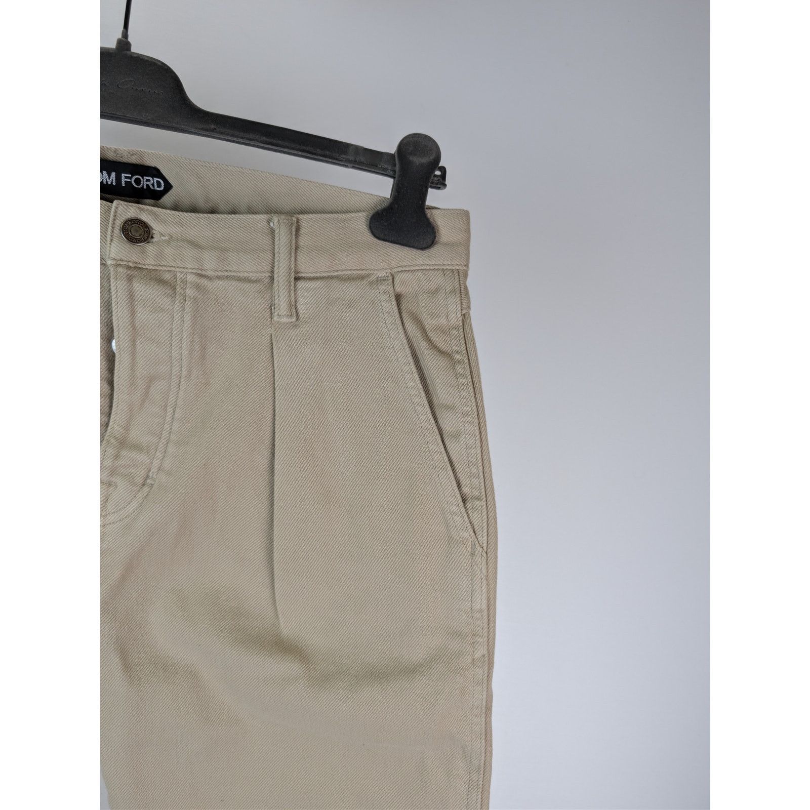 Tom Ford o1rshd1 Tapered Cotton Chino Jeans in Beige Size US 34 / EU 50 - 5 Thumbnail