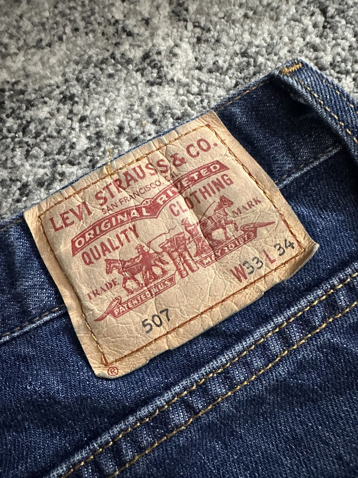 Levi's Levis 207 Handmade Rare Denim Jeans Levi’s Size US 33 - 3 Thumbnail