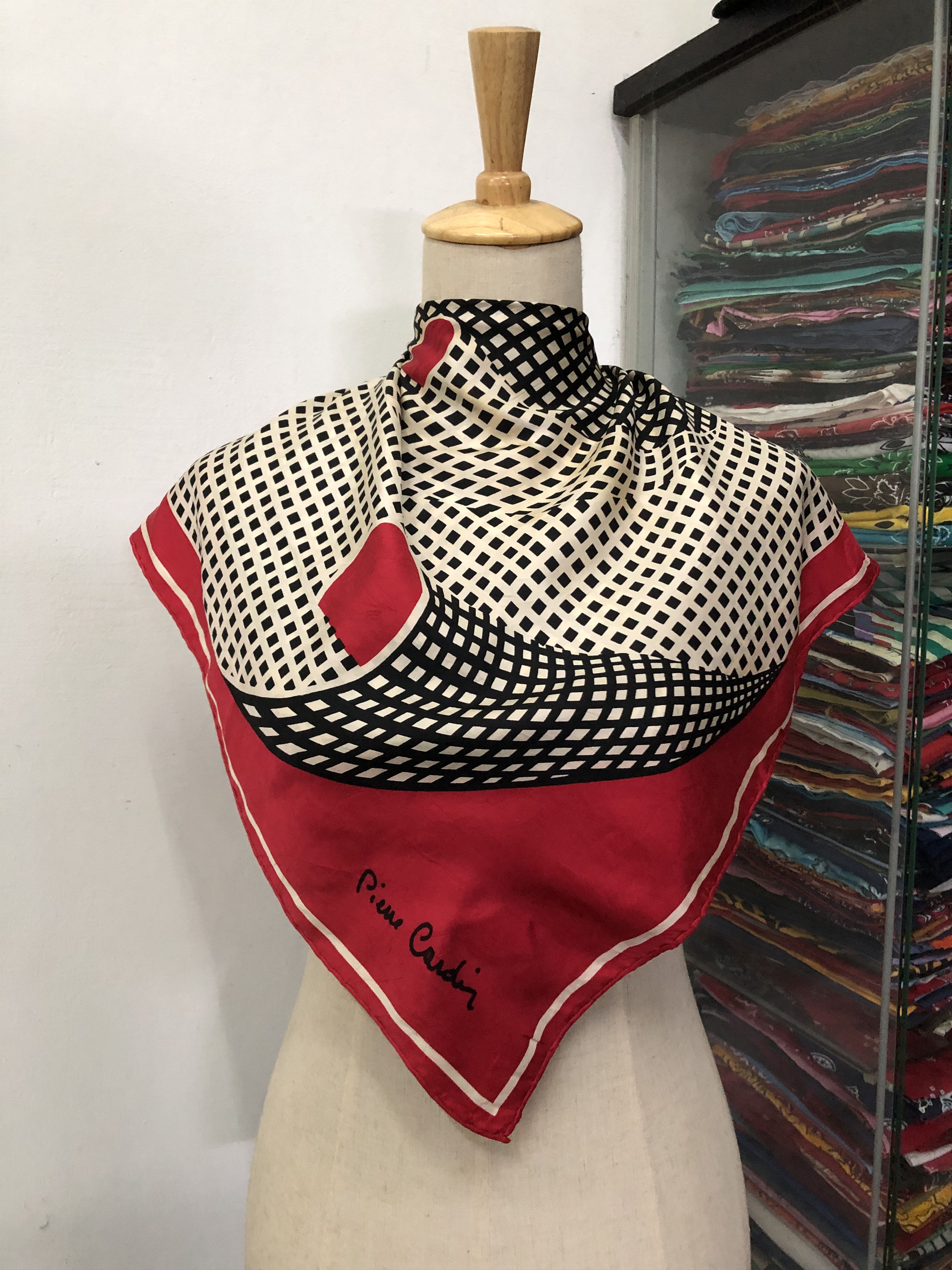 Pierre Cardin Vintage Pierre Cardin Silk Scarf Size ONE SIZE - 1 Thumbnail