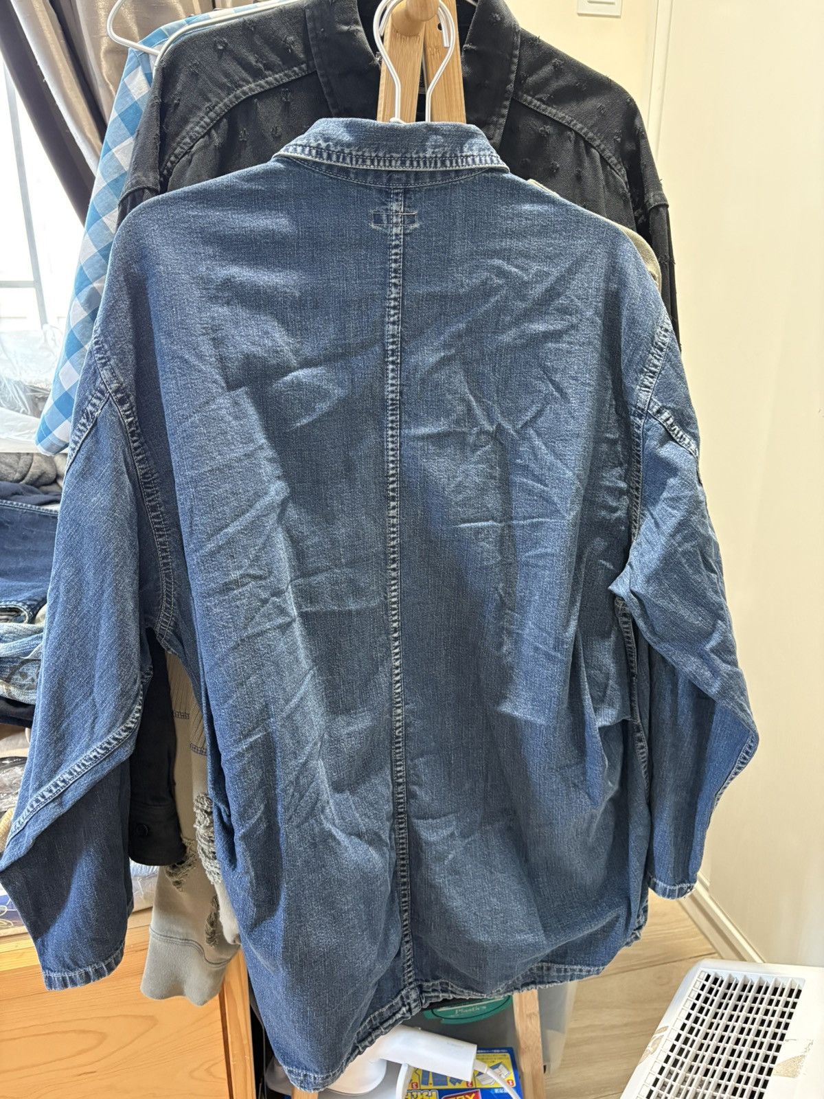 Kapital Kapital M-35 Denim Pullover Shirt Jacket Size US M / EU 48-50 / 2 - 6 Thumbnail
