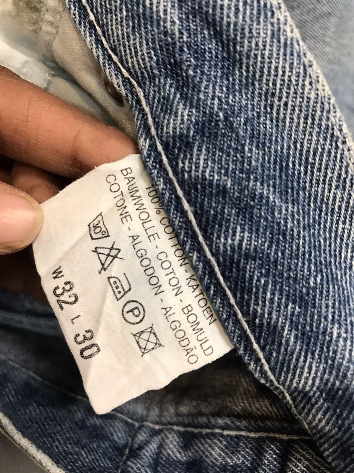 Dickies × Vintage Vintage Dickies big baddy embroidered denim Size US 31 - 7 Thumbnail