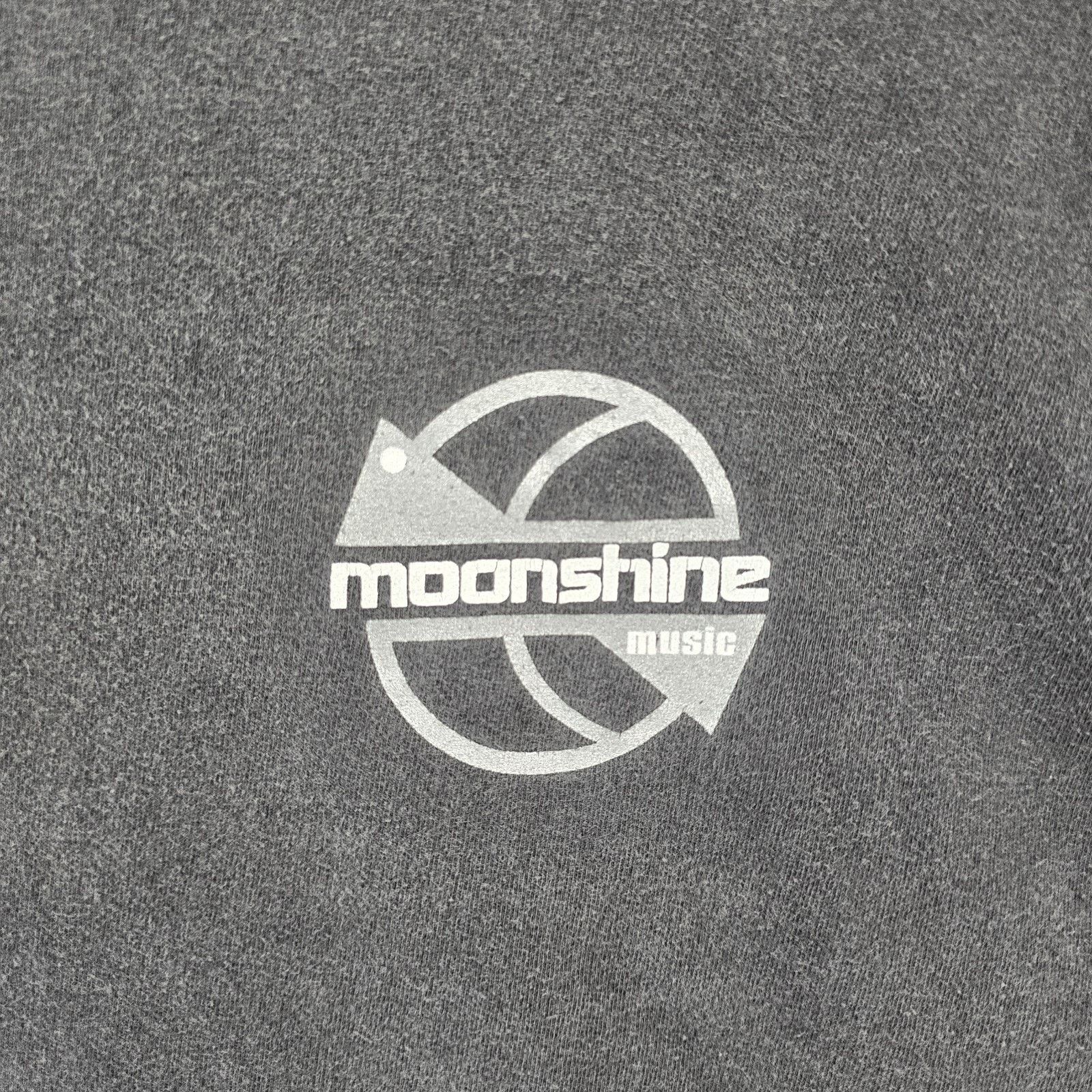 Hanes Vintage Moonshine Music Shirt XL Y2K Electronic House Rap Size US XL / EU 56 / 4 - 4 Thumbnail