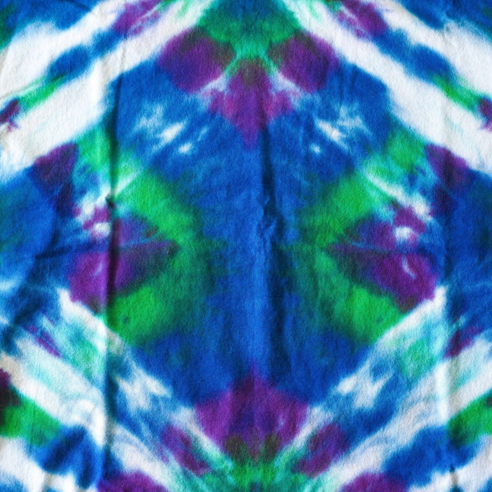 Other Water Wave Diamond Swirl Tie Dye Short Sleeve T-Shirt Small Size US S / EU 44-46 / 1 - 3 Thumbnail