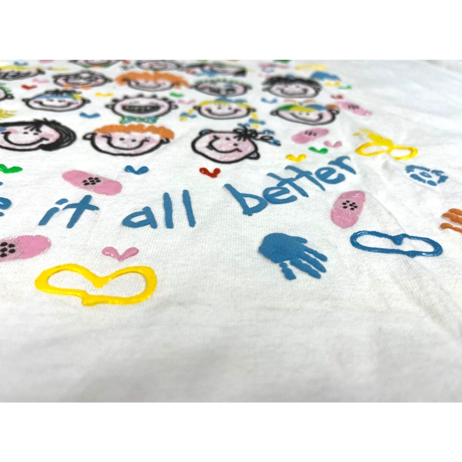 Vintage VINTAGE NWT Y-Grow-Up T-Shirt Unisex Adults Crew Neck Short Sleeve 2XL White 80s Mom Hand Painted Originals Size XXL / US 16-18 / IT 52-54 - 6 Thumbnail