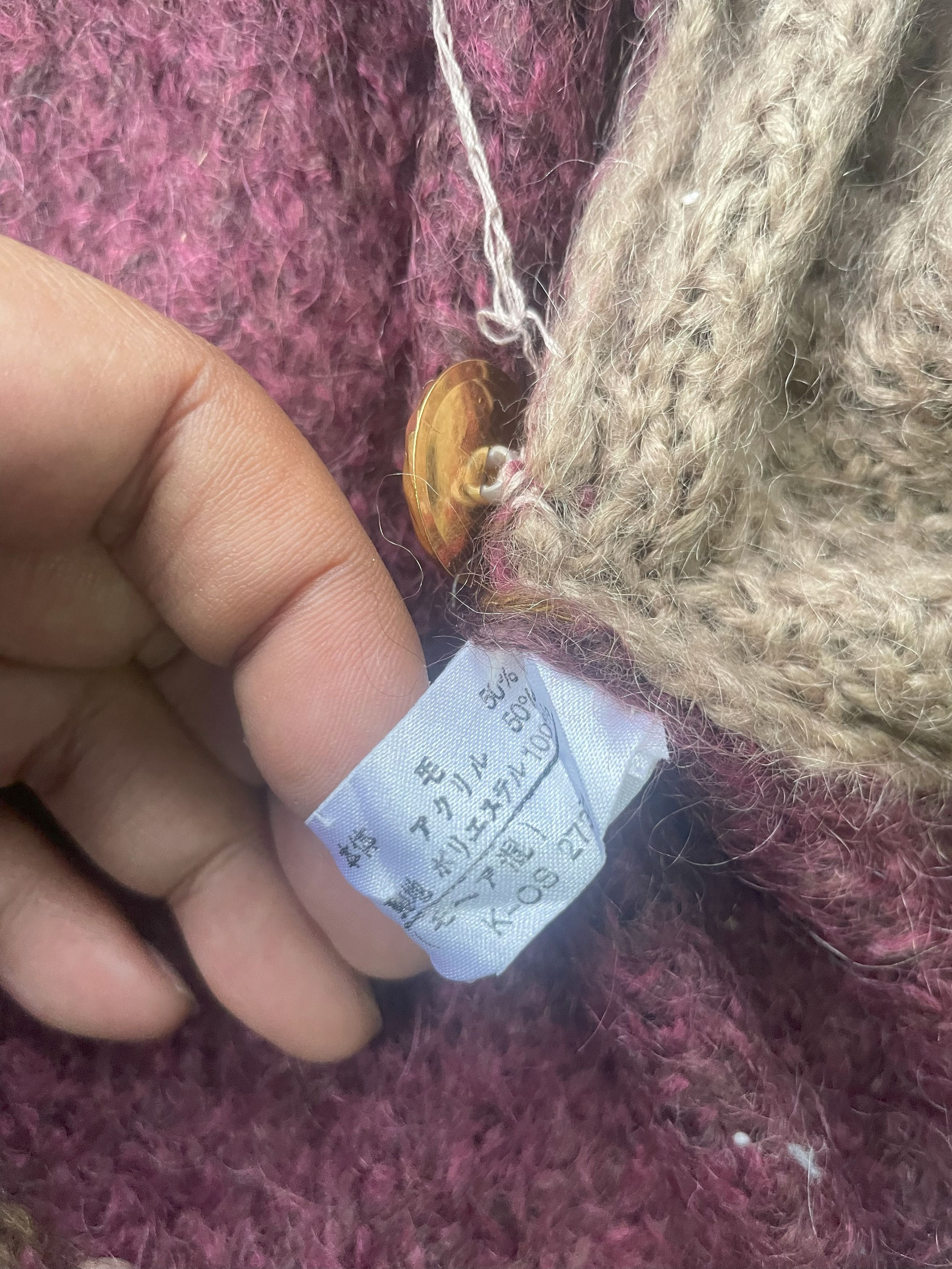 Japanese Brand Vintage Mohair Jacket Size M / US 6-8 / IT 42-44 - 11 Thumbnail