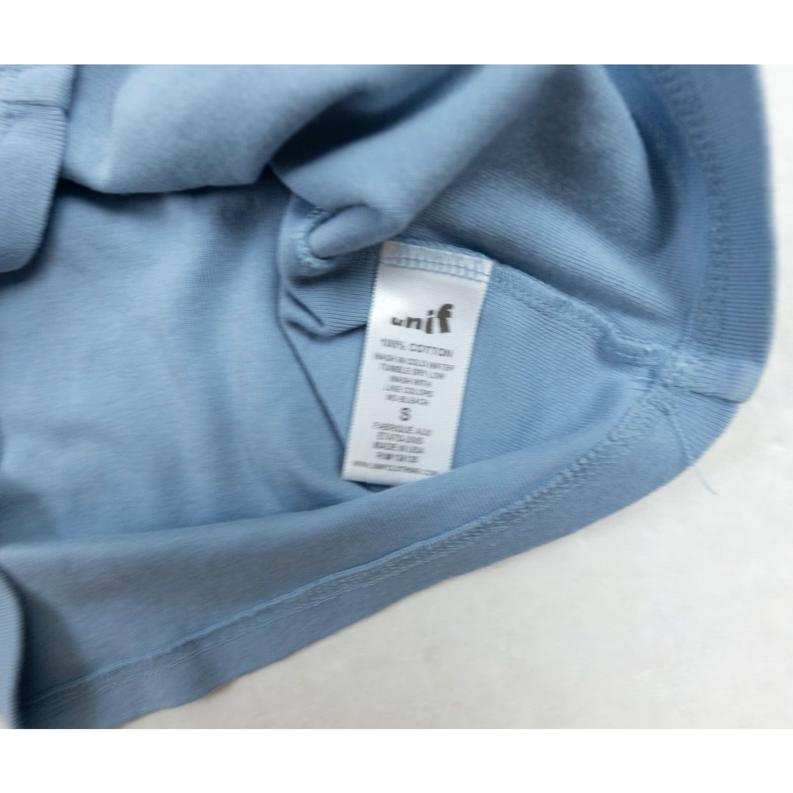 UNIF UNIF Women's Short Sleeve T-Shirt Size Small Blue Crew Neck Retro Yin Yang Casual Size S / US 4 / IT 40 - 6 Thumbnail