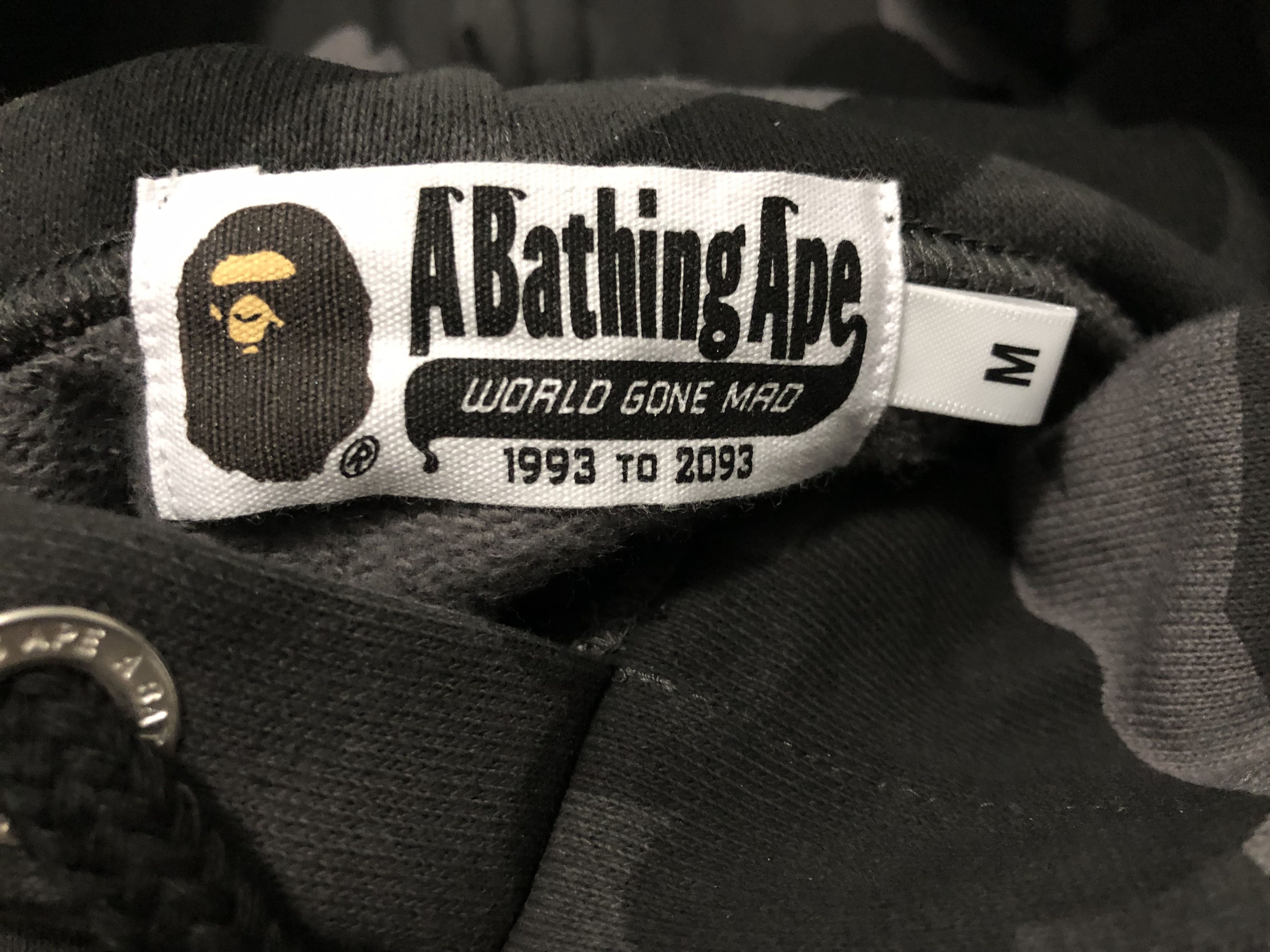 Bape Bape Color Camo College Pullover Hoodie Black - Medium Size US M / EU 48-50 / 2 - 6 Thumbnail