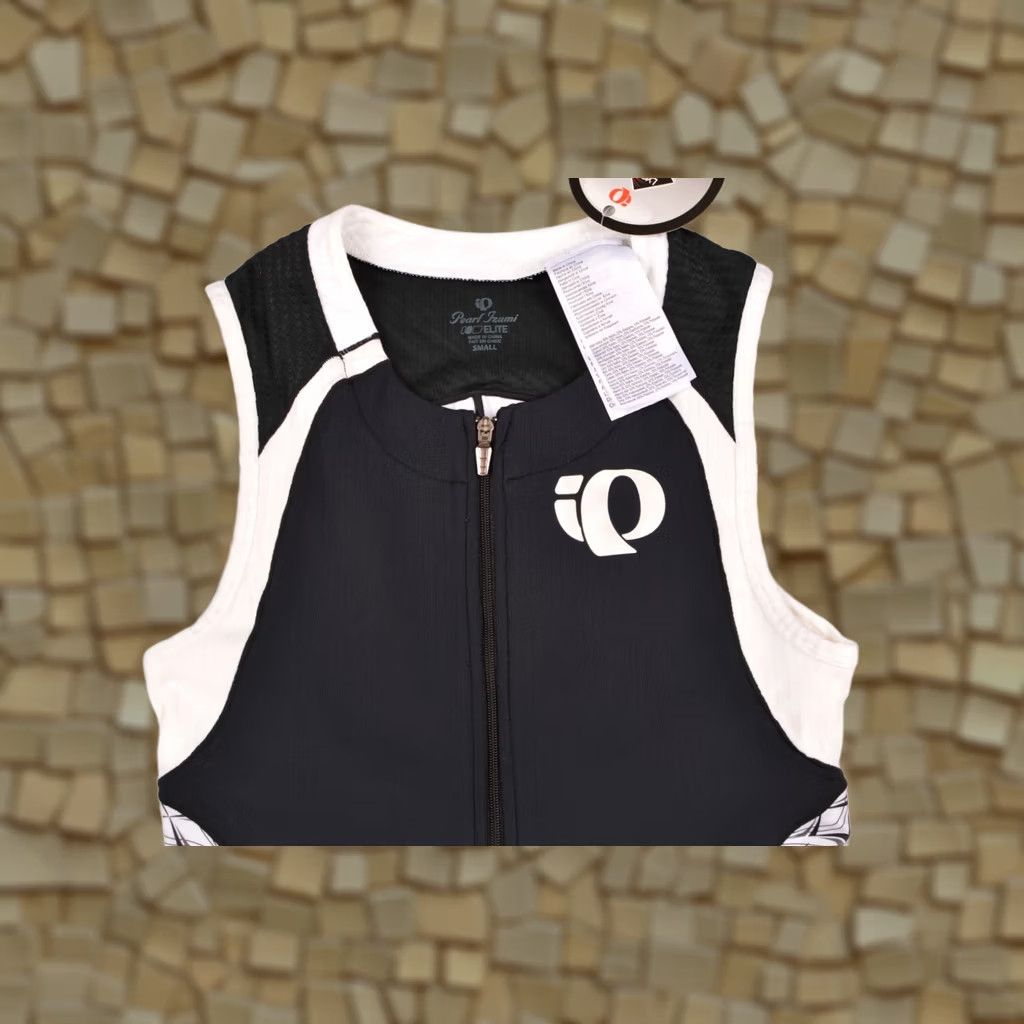 PEARL iZUMi Pearl Izumi W Elite In-R-Cool Tri SL Jersey Tank Top Shirt S Black Women Size S / US 4 / IT 40 - 1 Thumbnail