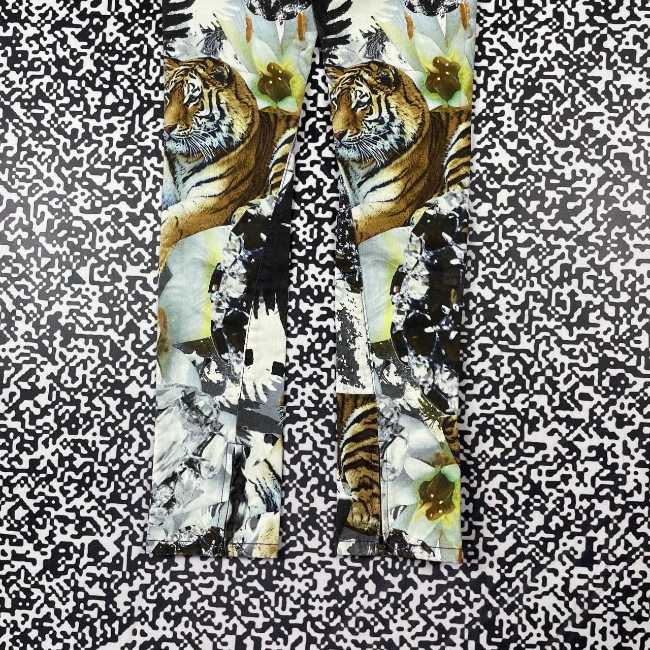 Philipp Plein Vintage Y2K Philipp Plein Tiger Animal Jeans Luxury Style Size 28" / US 6 / IT 42 - 14 Thumbnail