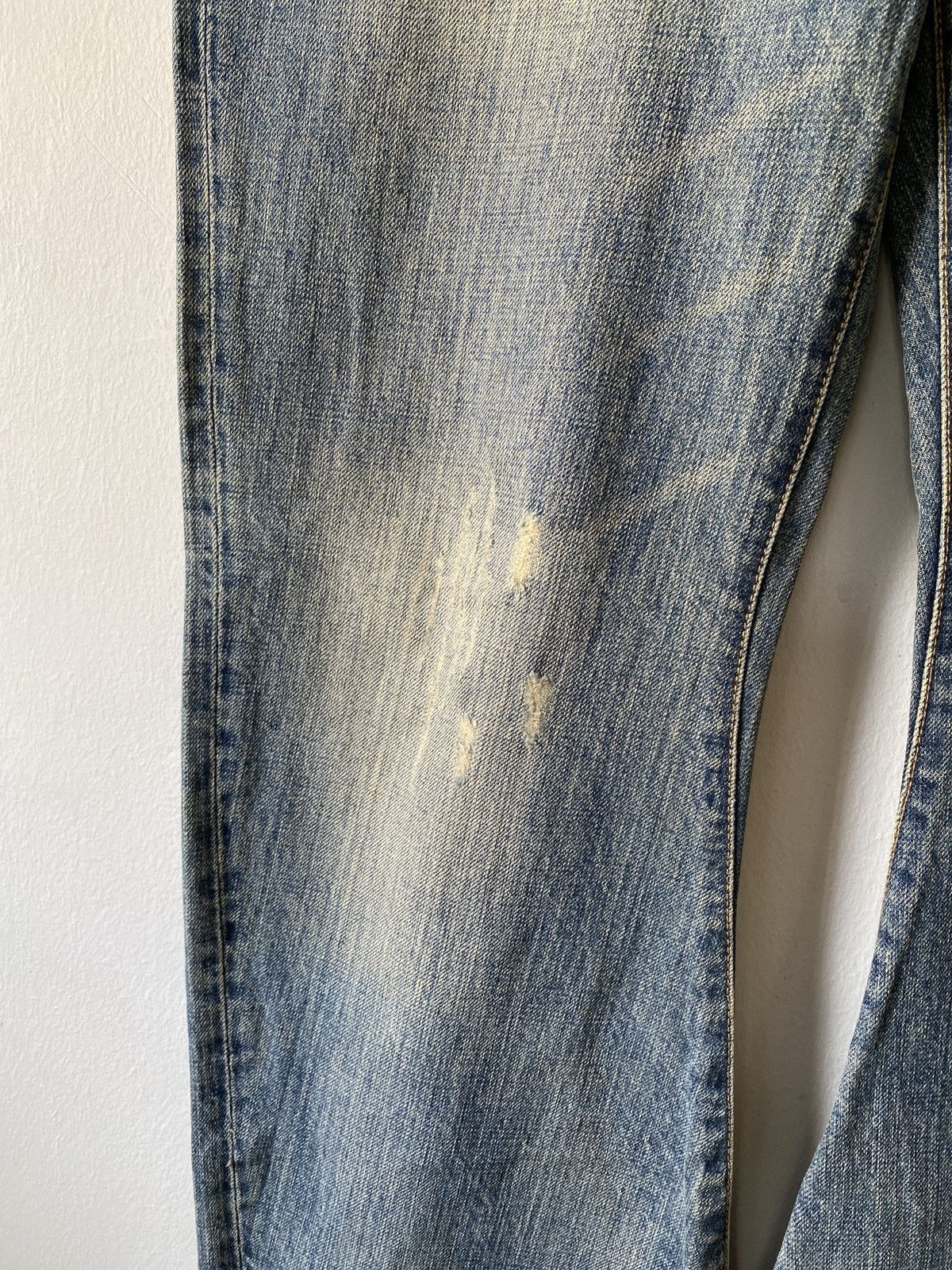 Japanese Brand Japanese Brand Sembl Japan Flare Distressed Denim Size US 31 - 6 Thumbnail