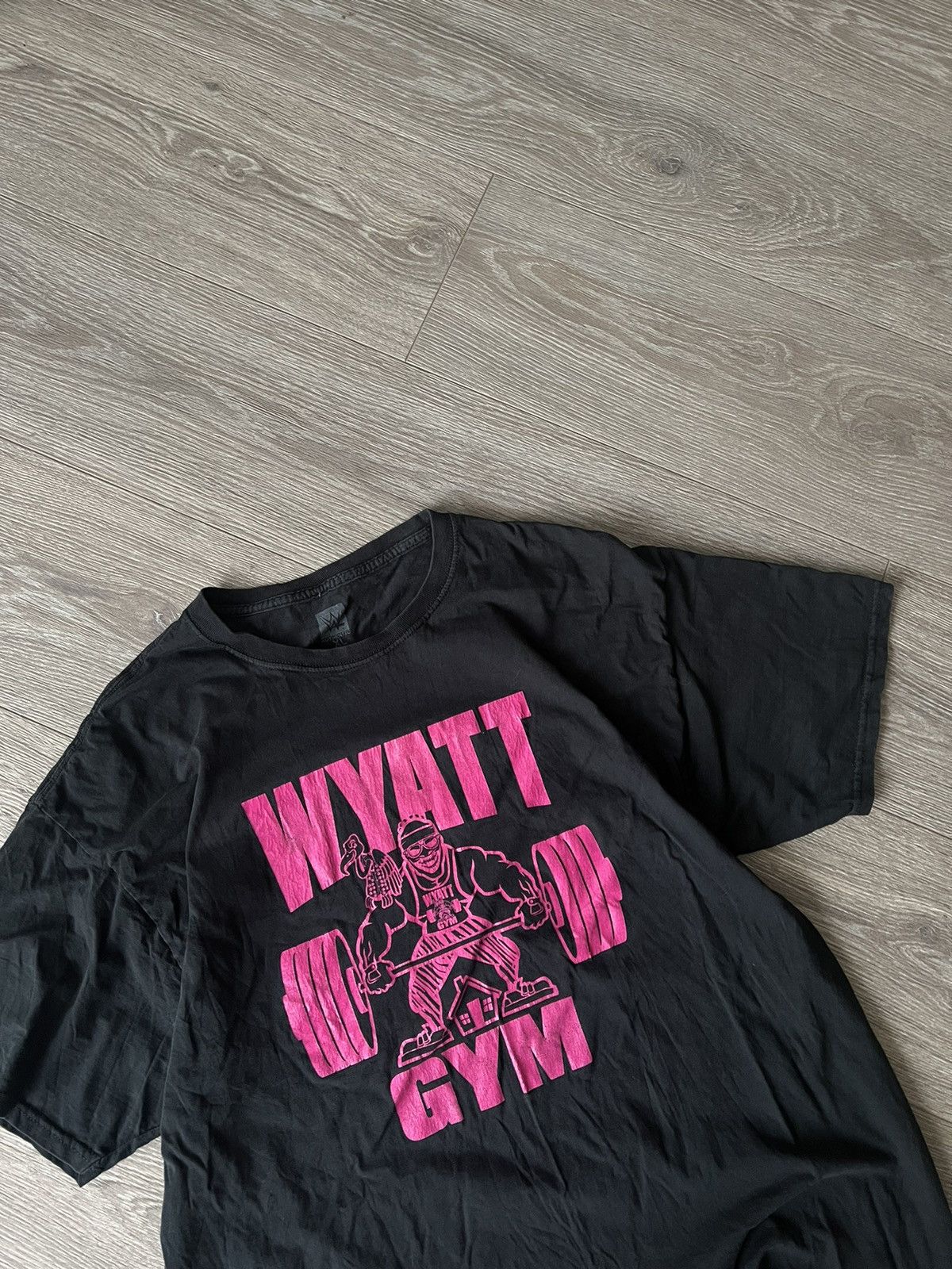 Vintage × WWE × WWF WYATT GYM T-SHIRT Size US XL / EU 56 / 4 - 5 Thumbnail