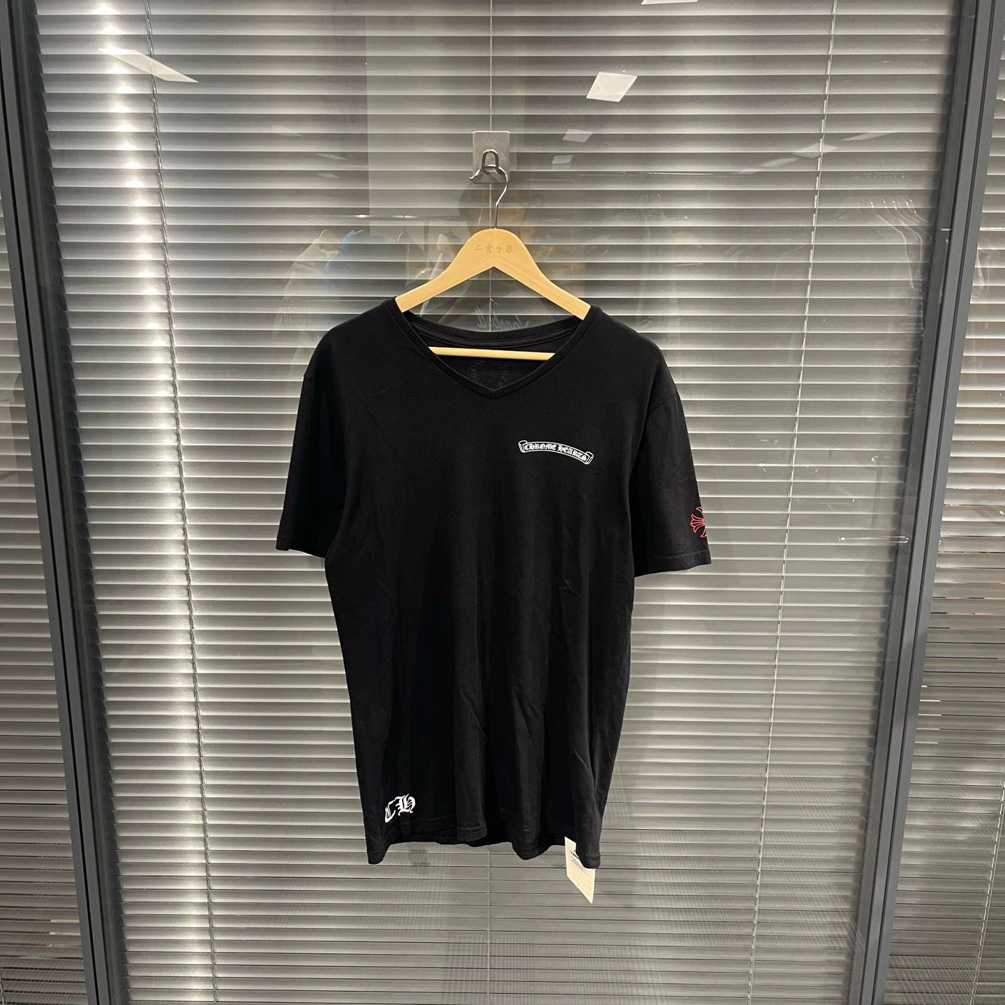 Chrome Hearts Chrome Hearts Back Black Scroll Short Sleeve Tee L Size US L / EU 52-54 / 3 - 2 Thumbnail