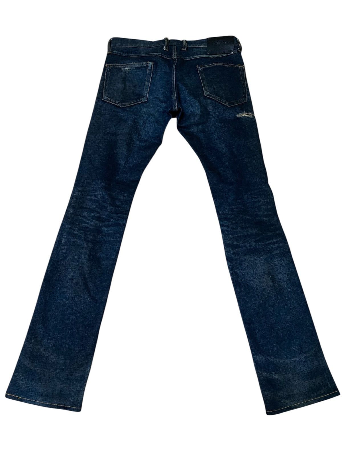 Isamu Katayama Backlash Isamu Katayama Damage Distressed Rugged Skinny Japan Denim Size US 32 / EU 48 - 3 Thumbnail