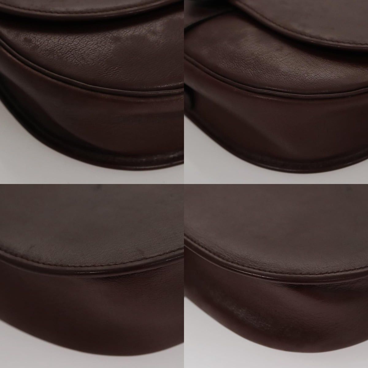 Dior DIOR Shoulder Bag Leather Bordeaux Gold Size ONE SIZE - 10 Thumbnail