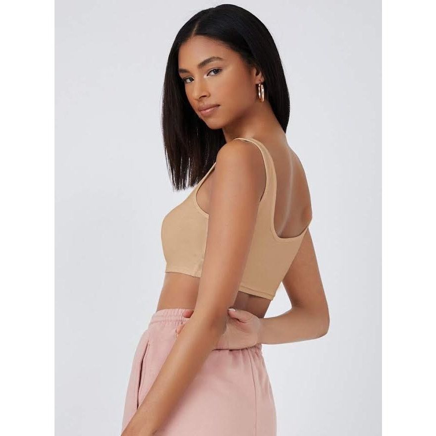 Forever 21 Fashion Nova | Basic Crop Top | Small Size S / US 4 / IT 40 - 2 Thumbnail