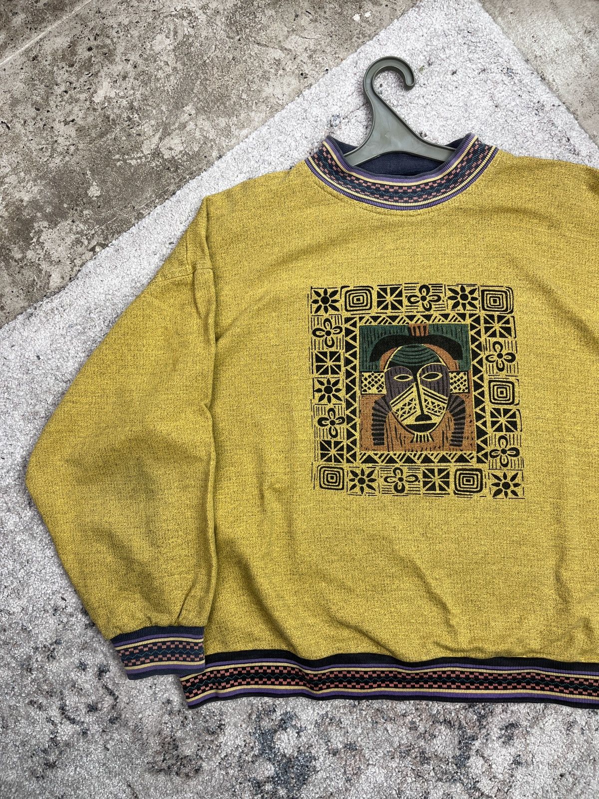 Vintage 1980s HAWAIIAN ARCHIVE VINTAGE RARE SWEATSHIRT - LOT 1656 Size US XL / EU 56 / 4 - 2 Thumbnail