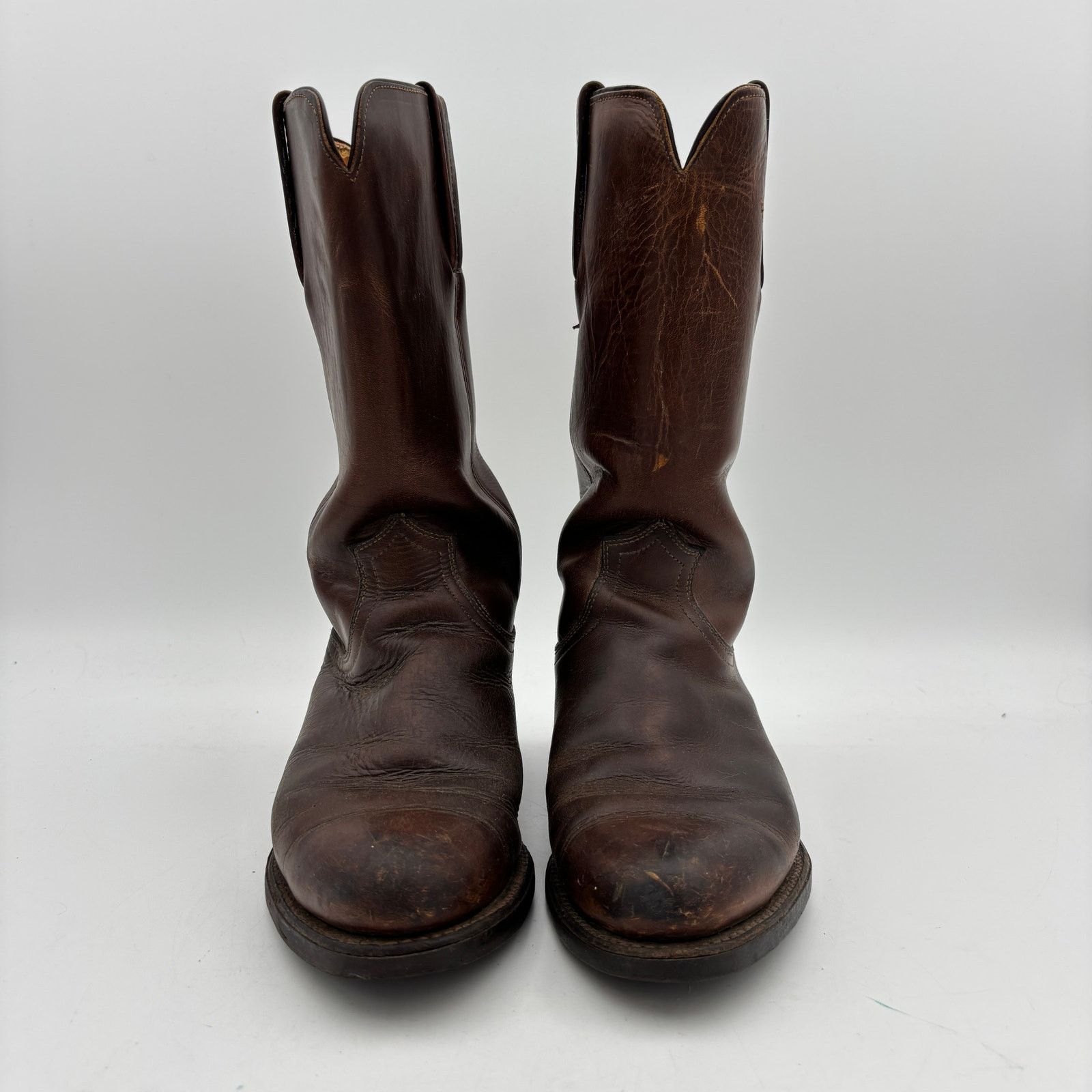 Frye Vintage 60s Frye Black Label Leather Roper Boots Men's 7D Size US 7 / EU 40 - 2 Thumbnail