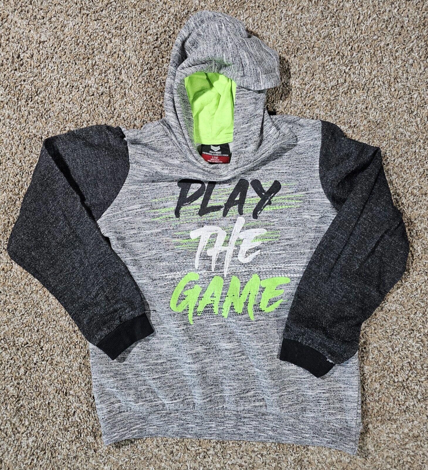 Designer range performance tech hoodie L(14) "Play The Game" Size US XXS / EU 40 - 1 Thumbnail