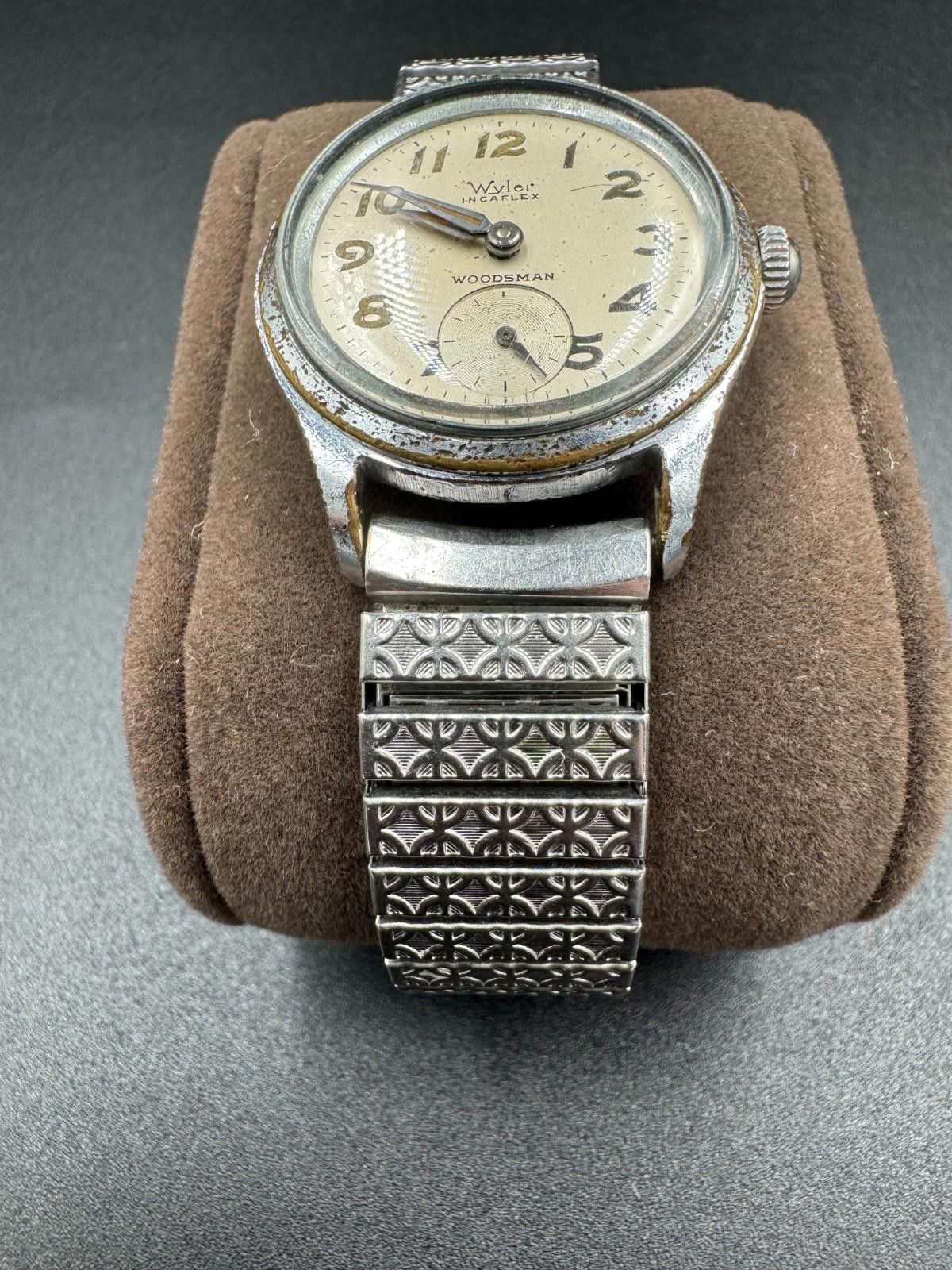 Other Vintage Wyler Incaflex Woodsman Swiss Manual Wind Sub-Second Size ONE SIZE - 5 Thumbnail