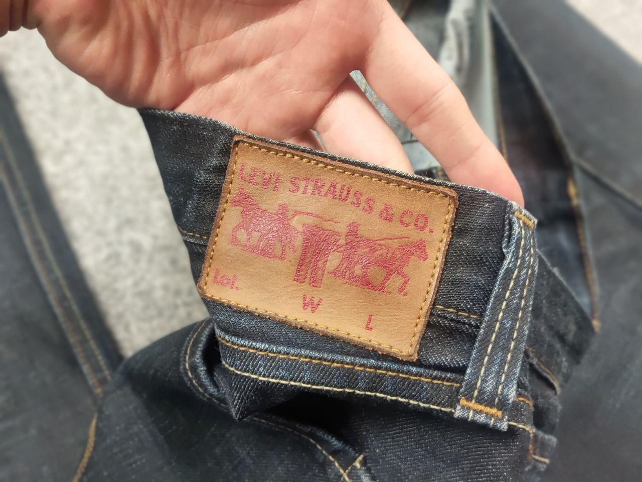 Levi's Vintage Levis Dark Waxed Denim Jeans if six was nine style Size US 32 / EU 48 - 14 Thumbnail