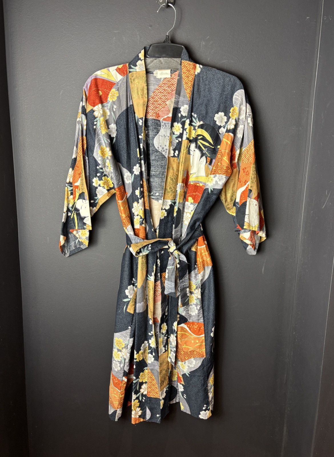 Vintage Made in Japan Vintage Bobe Cotton Bath Sleep Lounge Kimono Size L / US 10 / IT 46 - 2 Thumbnail