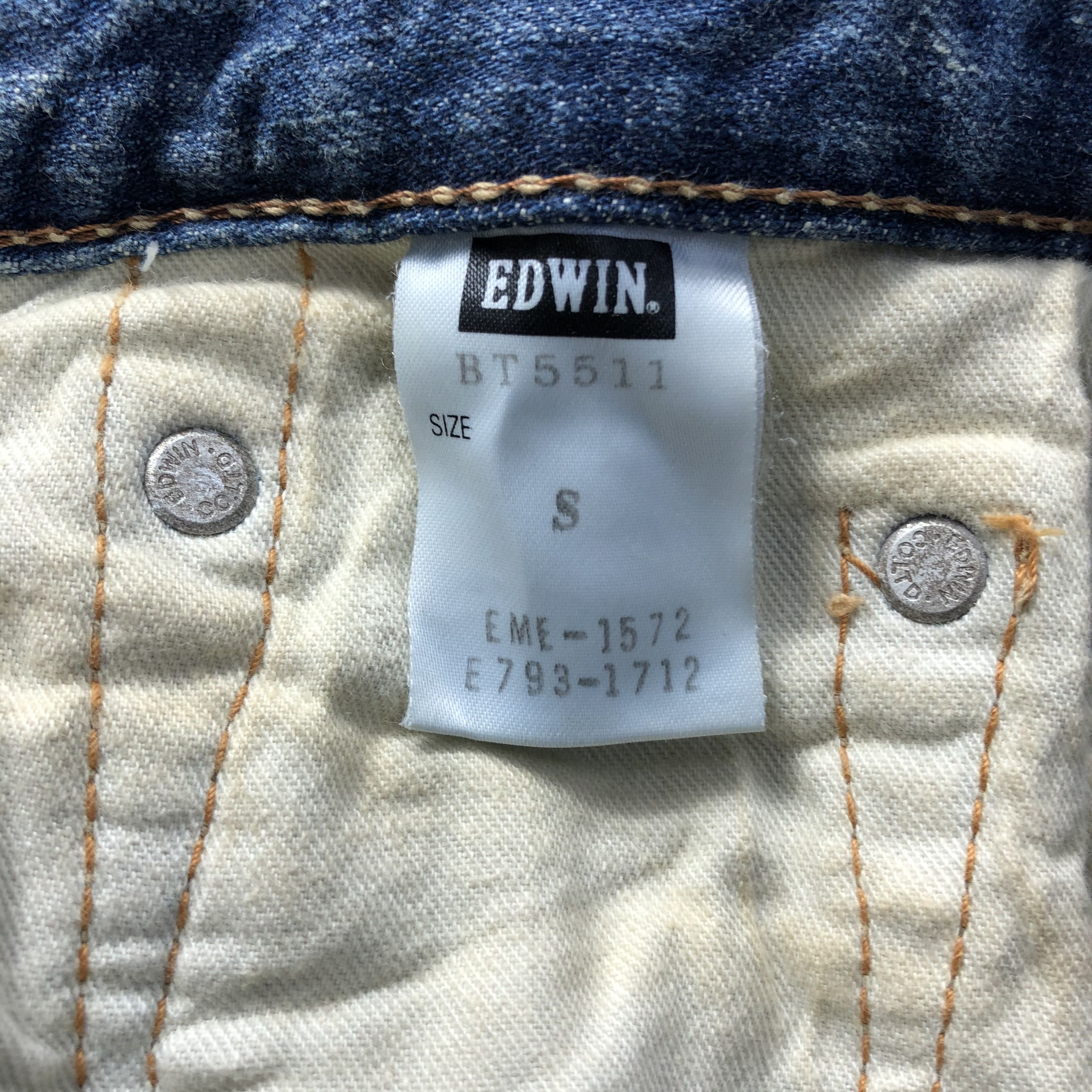 Edwin Vintage Blue Wash Edwin 503 Flare Jeans-J2907 Size US 30 / EU 46 - 9 Thumbnail