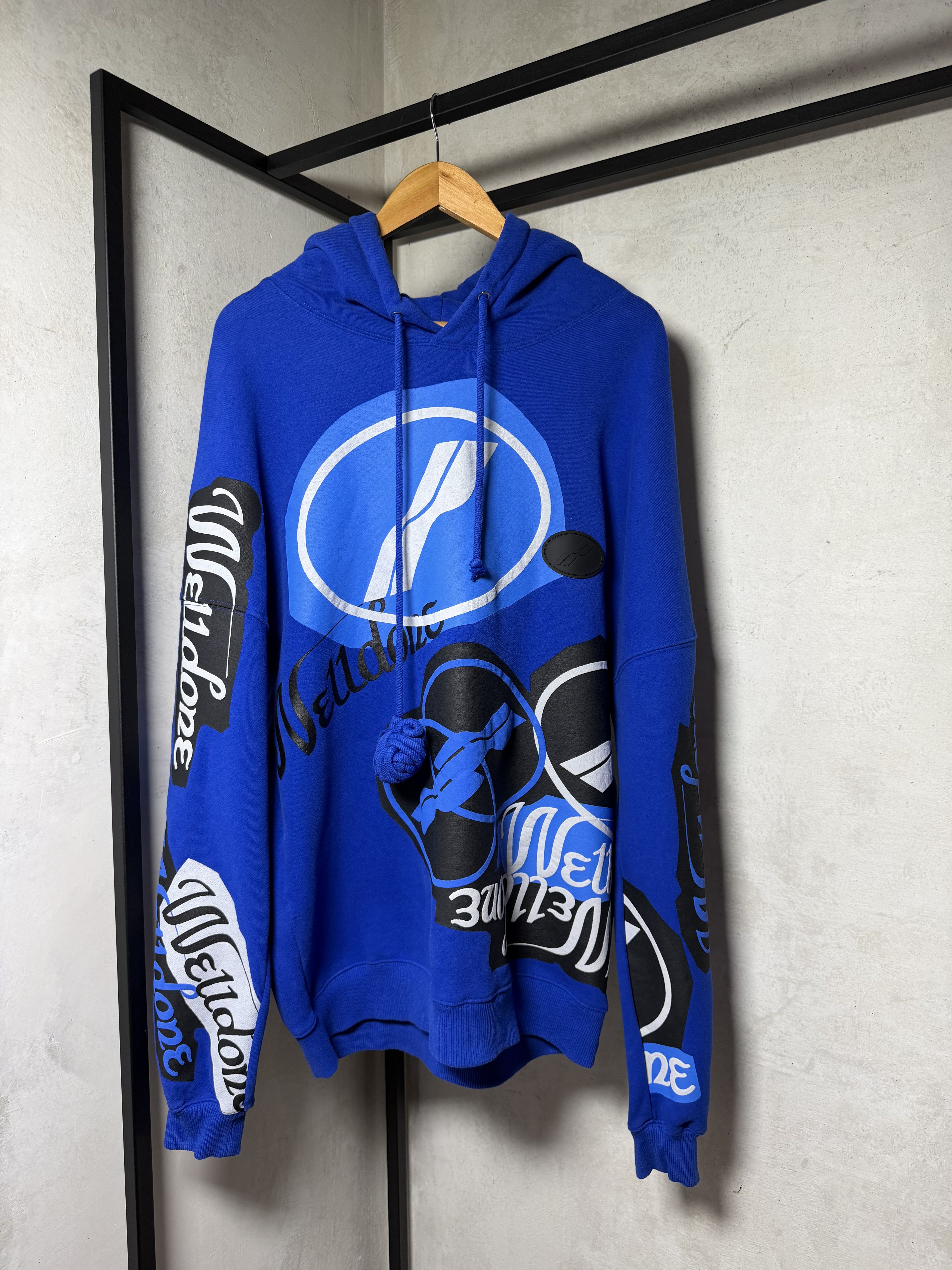 WE11DONE we11done Stacked Logo Hoodie Size US M / EU 48-50 / 2 - 1 Thumbnail