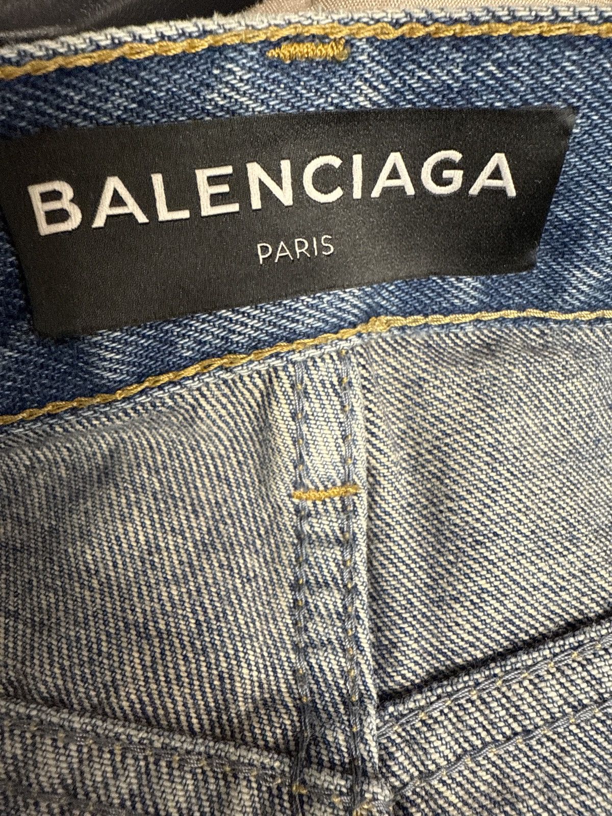 Balenciaga Balenciaga Denim Jeans 33 Size US 33 - 4 Thumbnail