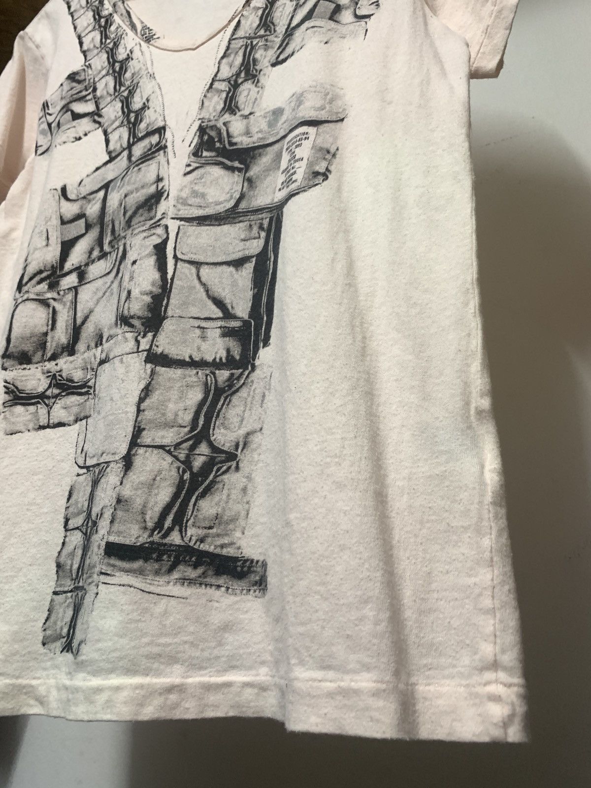 Cabane De Zucca Issey Miyake Tactical Vest T-Shirt