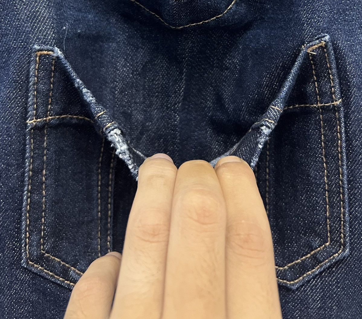 Japanese Brand × Vintage Vintage Y2K Style Dark Wash Denim Overalls Size US 31 - 7 Thumbnail